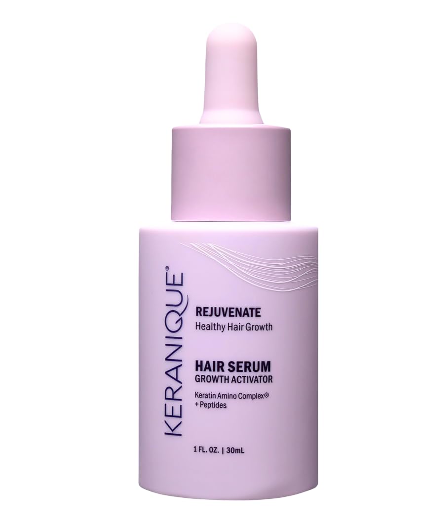 Keranique Hair Growth Activator Serum for Women – Multi-Peptide Scalp Revitalizer