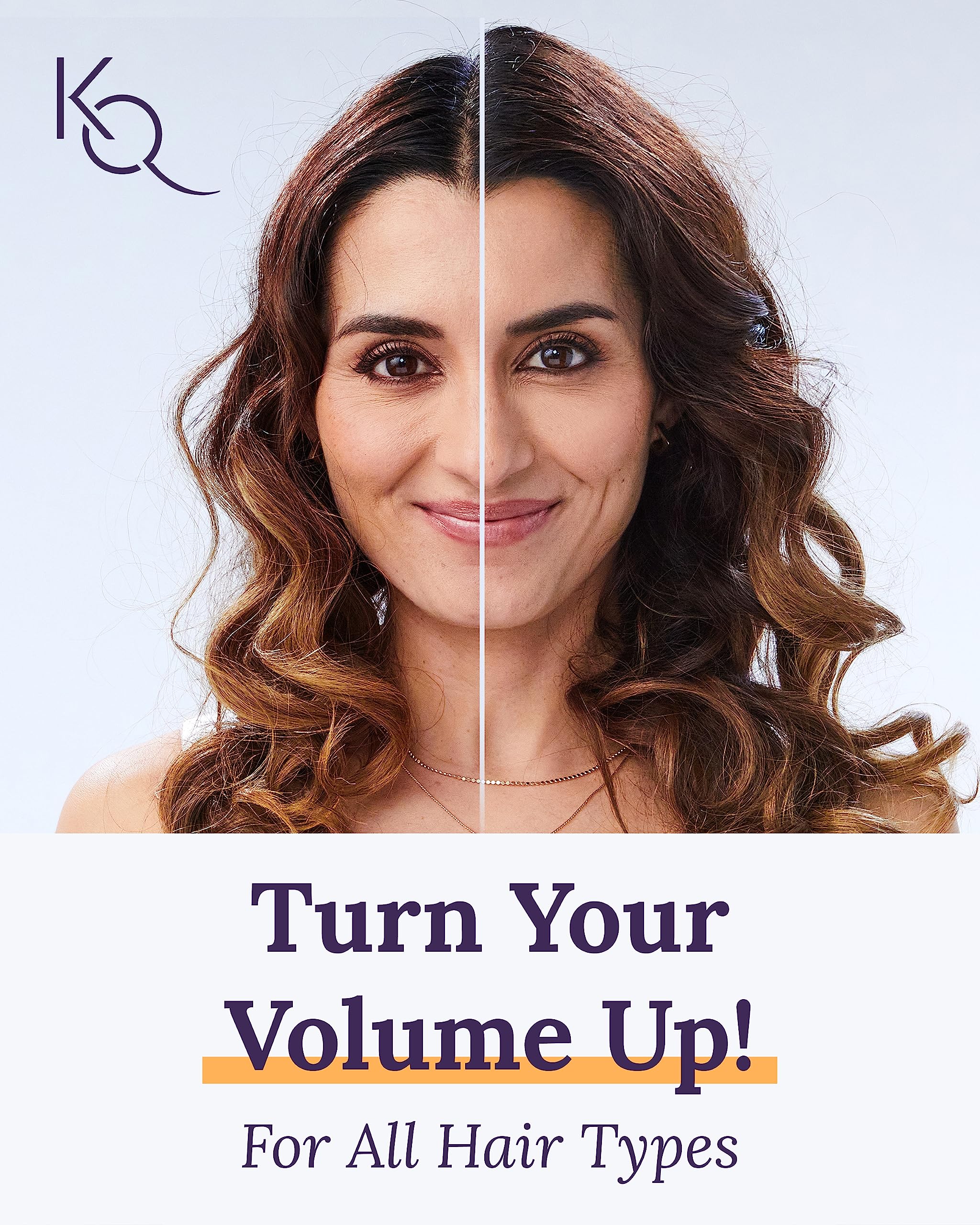Keranique Volume Boost & Style Travel Kit – Anti-Frizz & Heat Protection for Thinning Hair