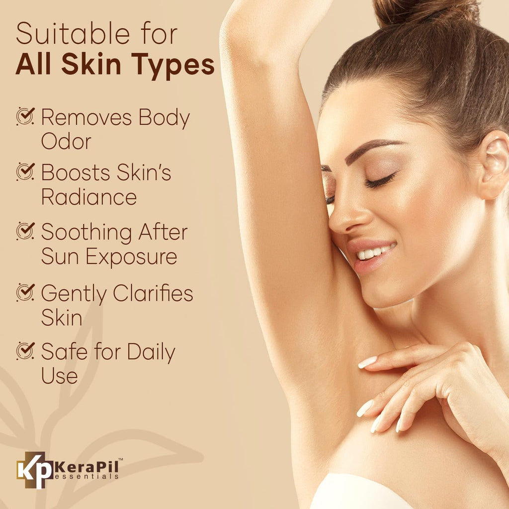KERAPIL Exfoliating Body Wash with Salicylic Acid – Gentle, Dual-Action Exfoliation