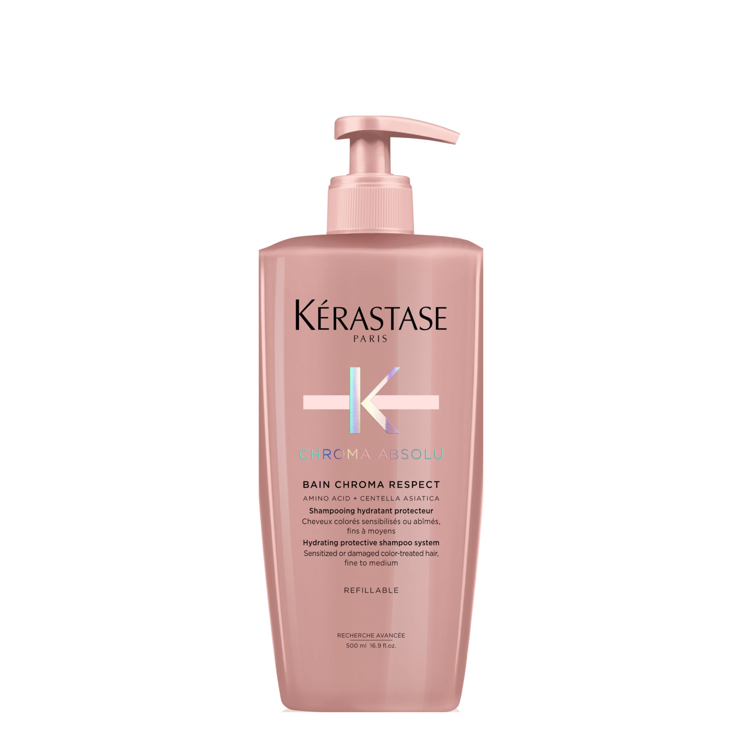Kerastase Chroma Absolute Chroma Respect Shampoo – Hydration + Color Care for Fine to Medium Hair (16.9 fl oz)