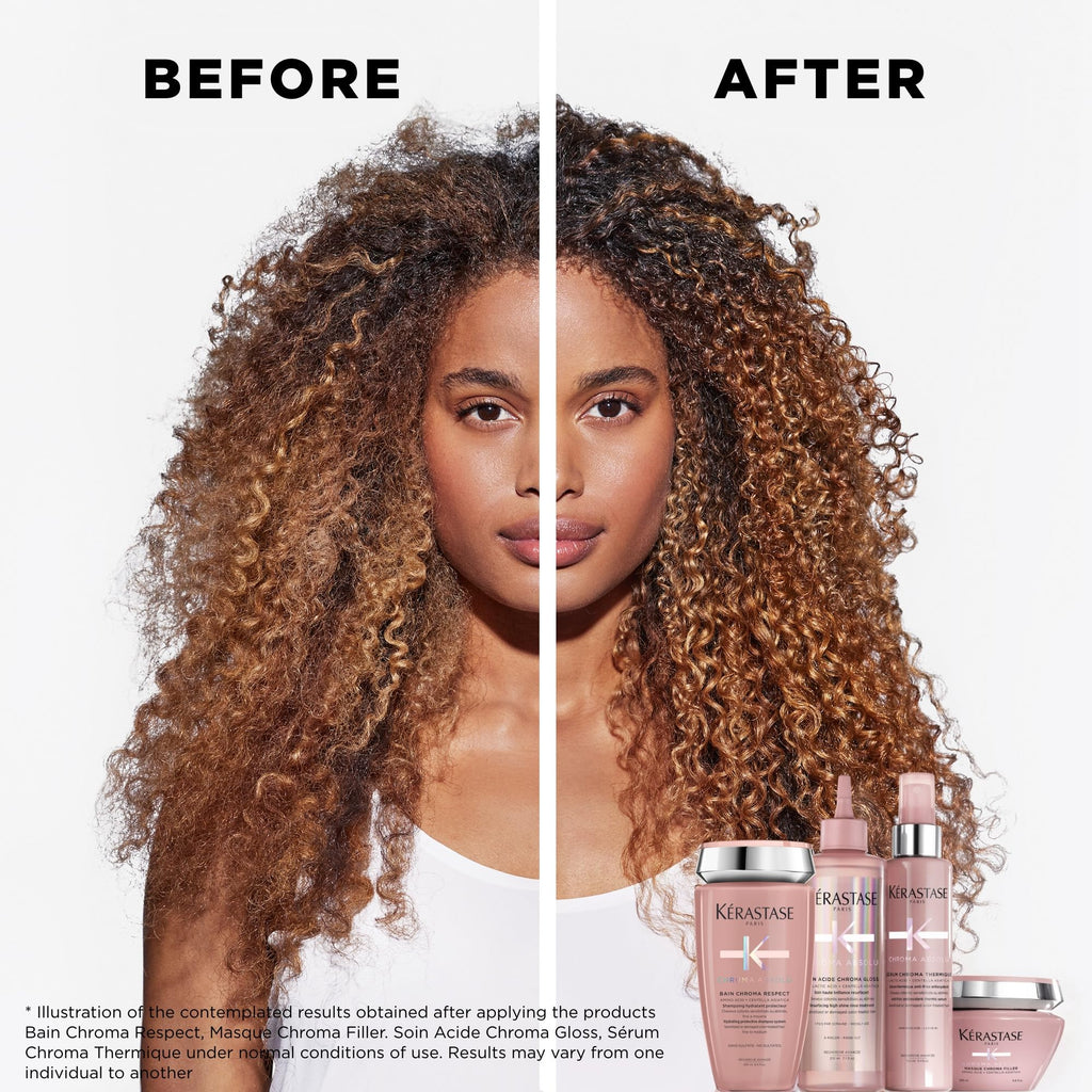 Kerastase Chroma Absolute Chroma Respect Shampoo – Hydration + Color Care for Fine to Medium Hair (16.9 fl oz)