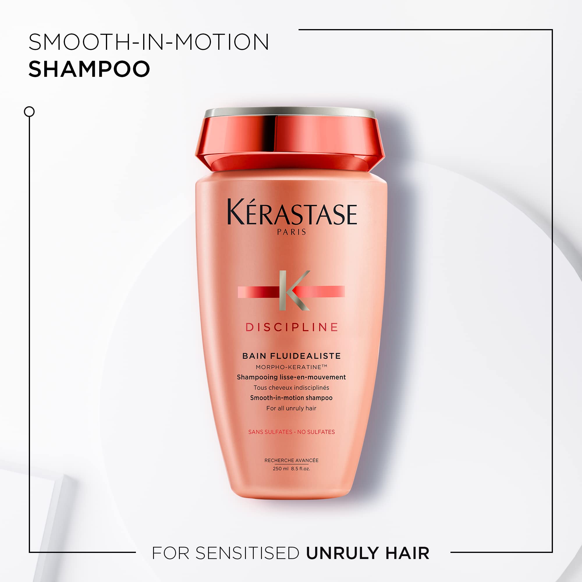 Kerastase Discipline Bain Fluidealiste Shampoo – Sulfate-Free Smoothing & Hydration