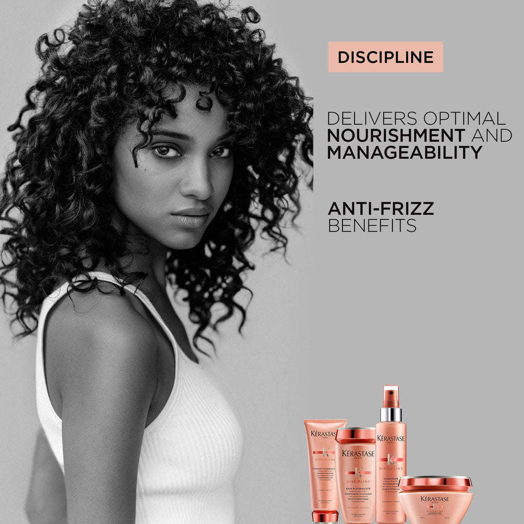 Kerastase Discipline Bain Fluidealiste Shampoo – Sulfate-Free Smoothing & Hydration