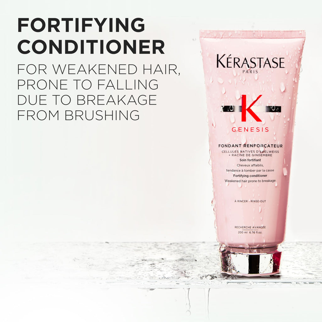 Kerastase Genesis Strengthening Fondant Renforcateur Conditioner – For Weak or Damaged Hair (2.5 Fl Oz)