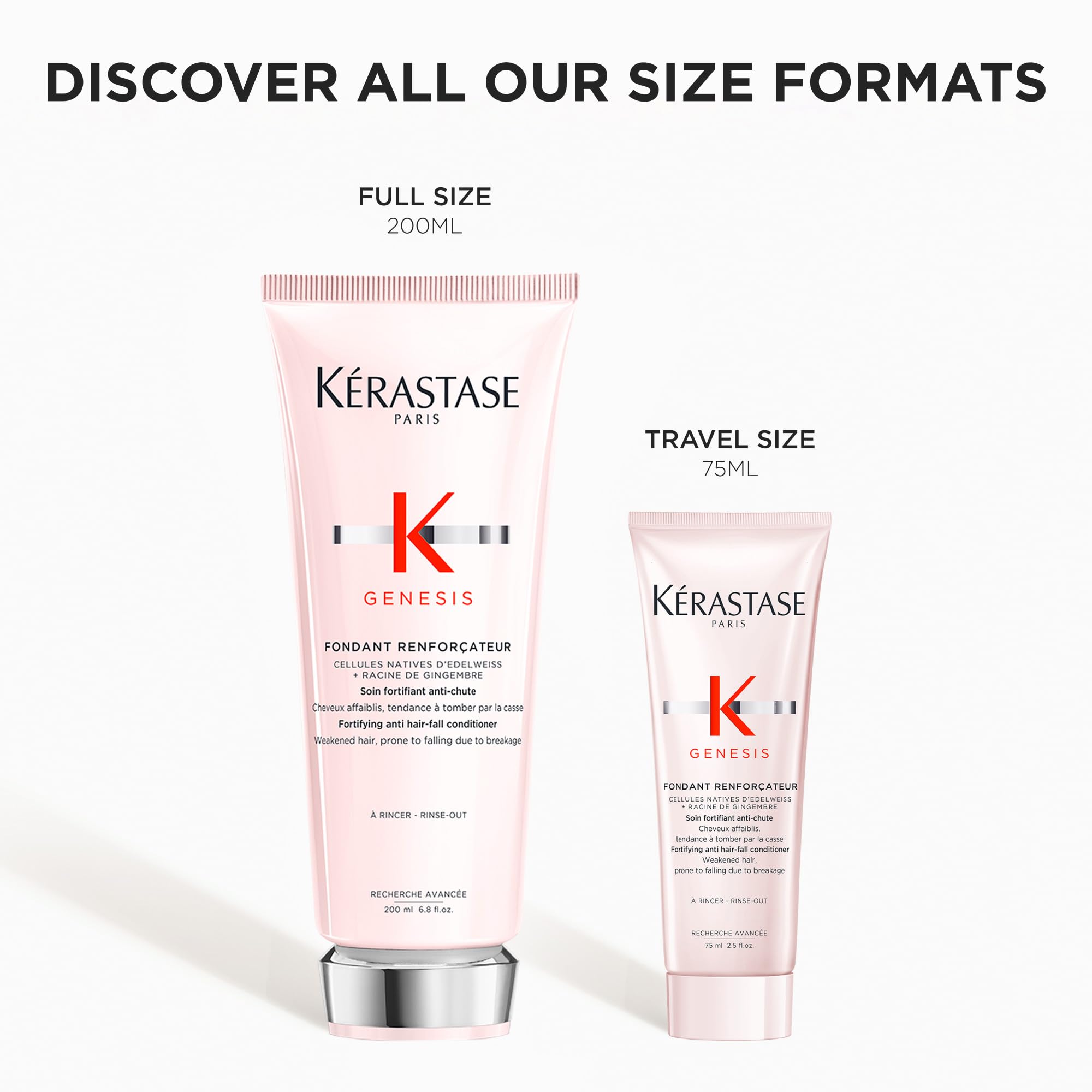 Kerastase Genesis Strengthening Fondant Renforcateur Conditioner – For Weak or Damaged Hair (2.5 Fl Oz)