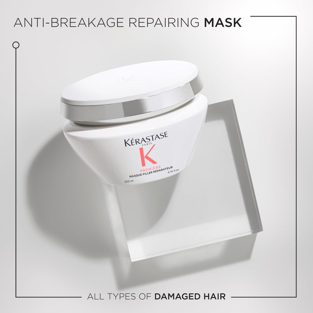 KÉRASTASE Premiere Strengthening Pre-Shampoo, Shampoo & Mask Set for Damaged Hair | Remove Buildup & Decalcify with Citric Acid