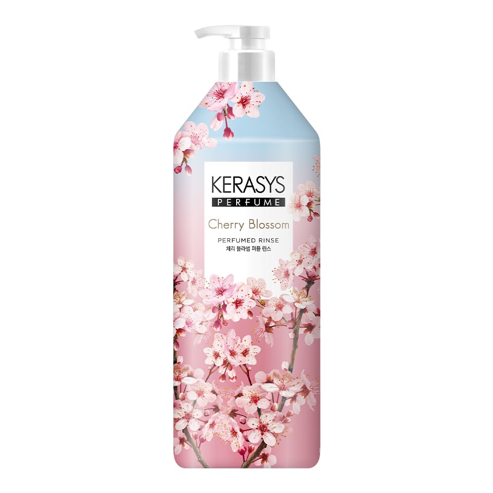 Kerasys CHERRY BLOSSOM Perfumed Conditioner 1L – Nourishing, Detangling & Fragrance
