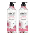Kerasys Lovely and Romantic Perfumed Shampoo 600ml x2 – Hair Care Set