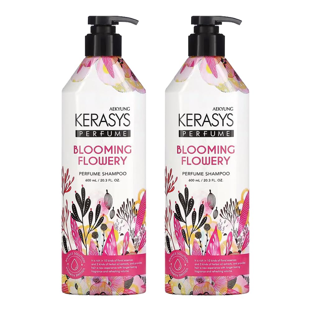 Kerasys Perfume Blooming Flowery Shampoo 600 ml - 2-Pack