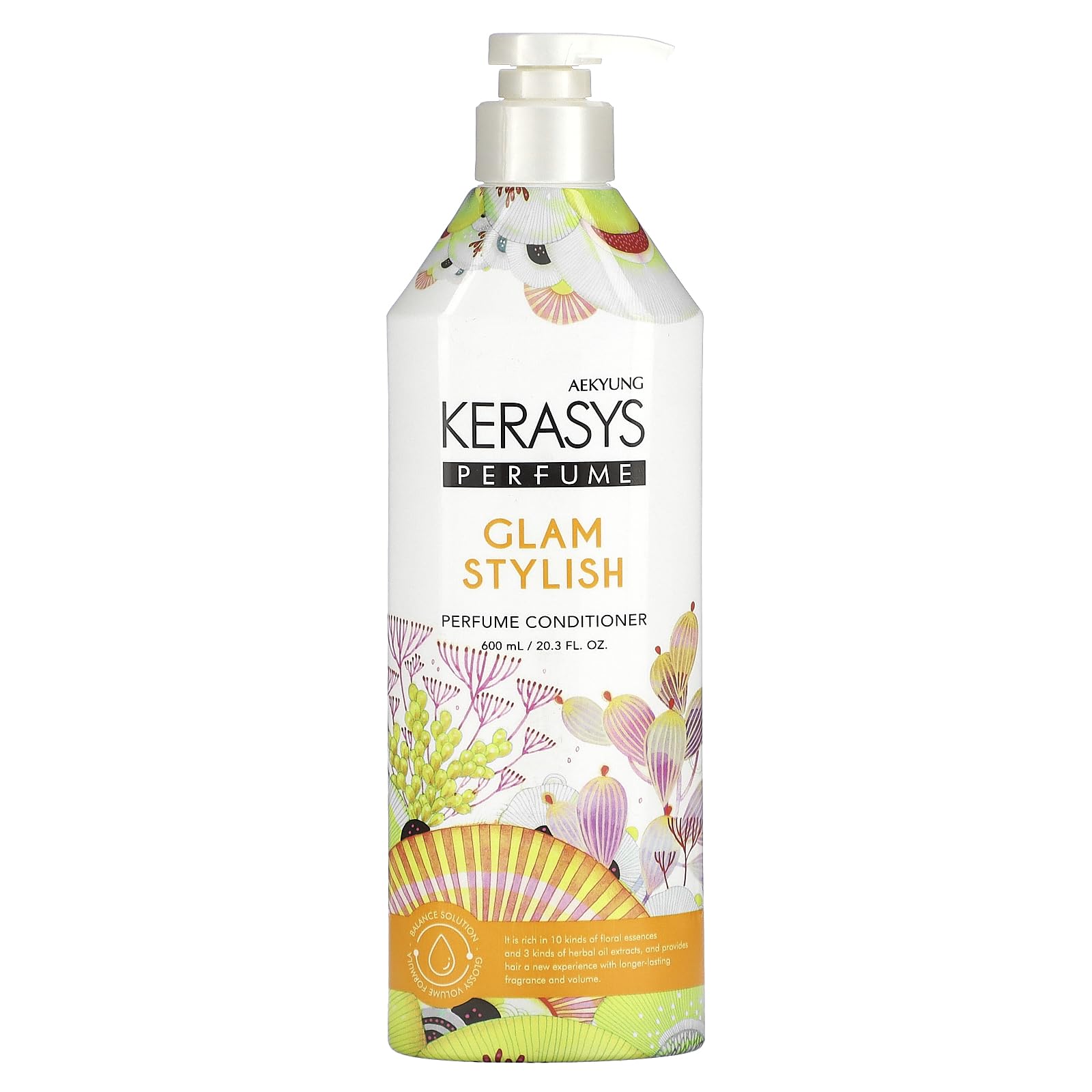 Kerasys Perfume Glam Stylish Conditioner – 600 ml (20.3 fl oz) – 1-Pack