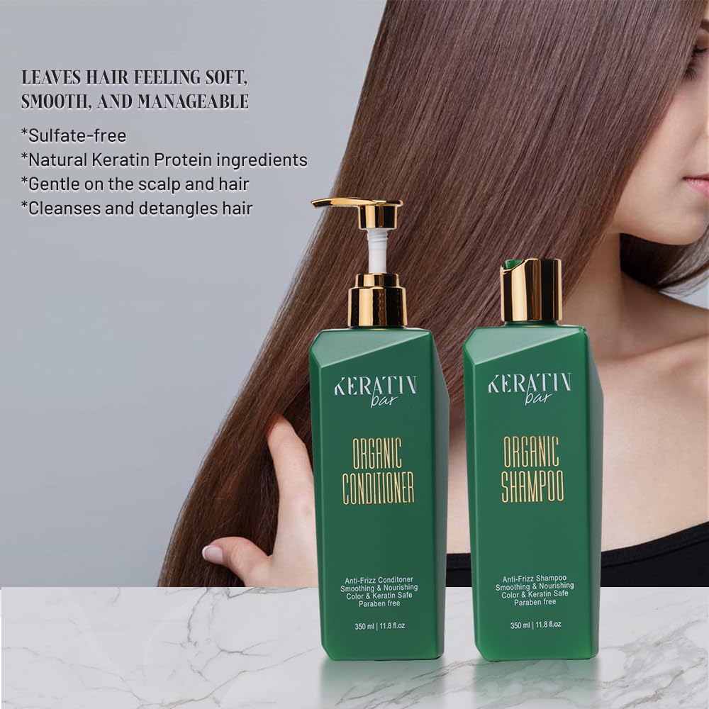 KERATIN BAR Organic Shampoo – Smoothing, Nourishing, Color-Safe & Paraben-Free