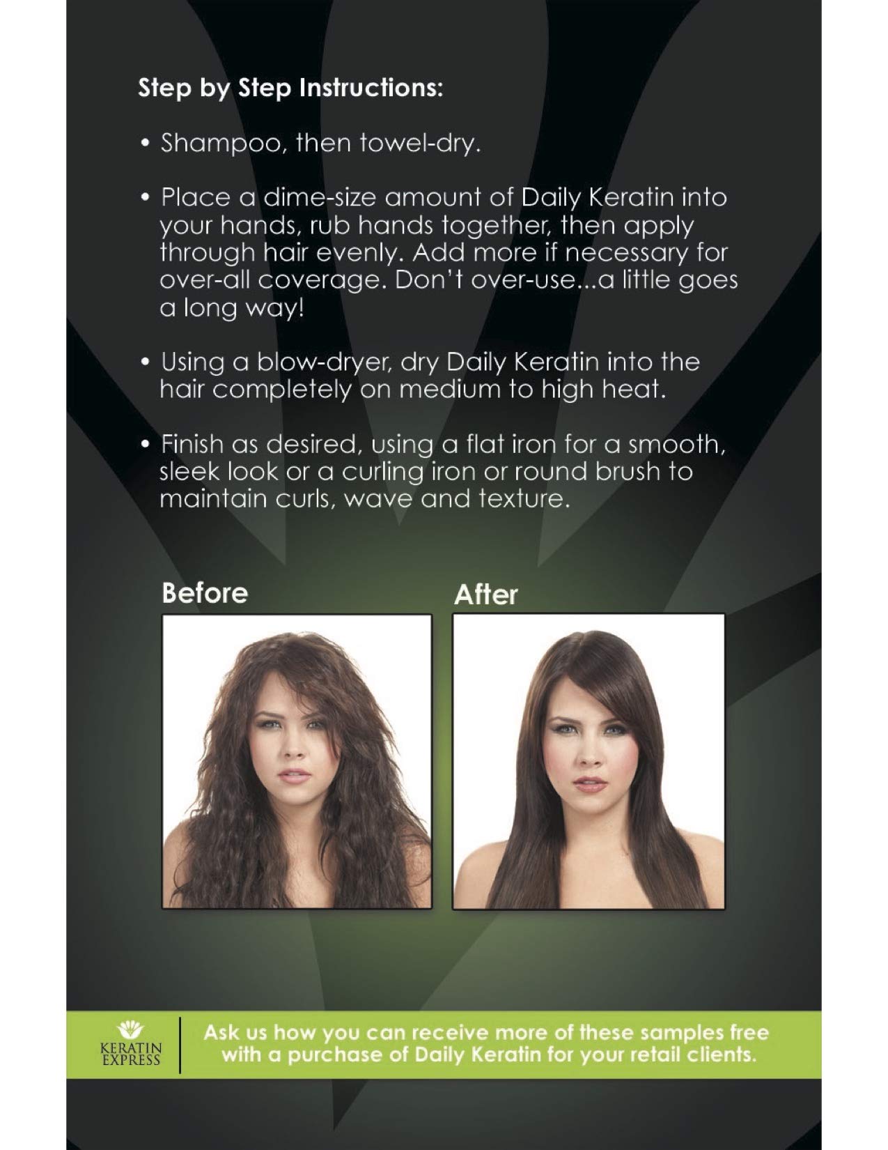 Keratin Express Daily Keratin 7 fl oz – Fast Blowout, Frizz Control & Heat Protection