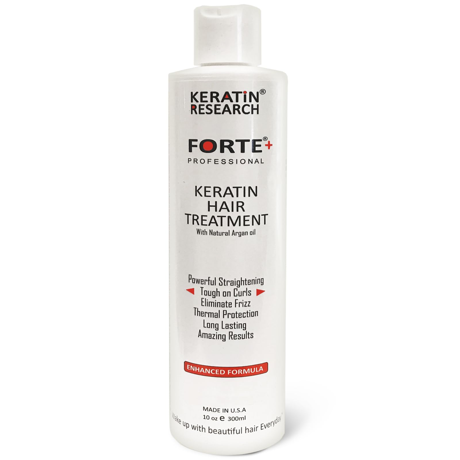KERATIN RESEARCH Keratin Forte Conditioner, 300ml – Moroccan Argan Oil for Curly Hair