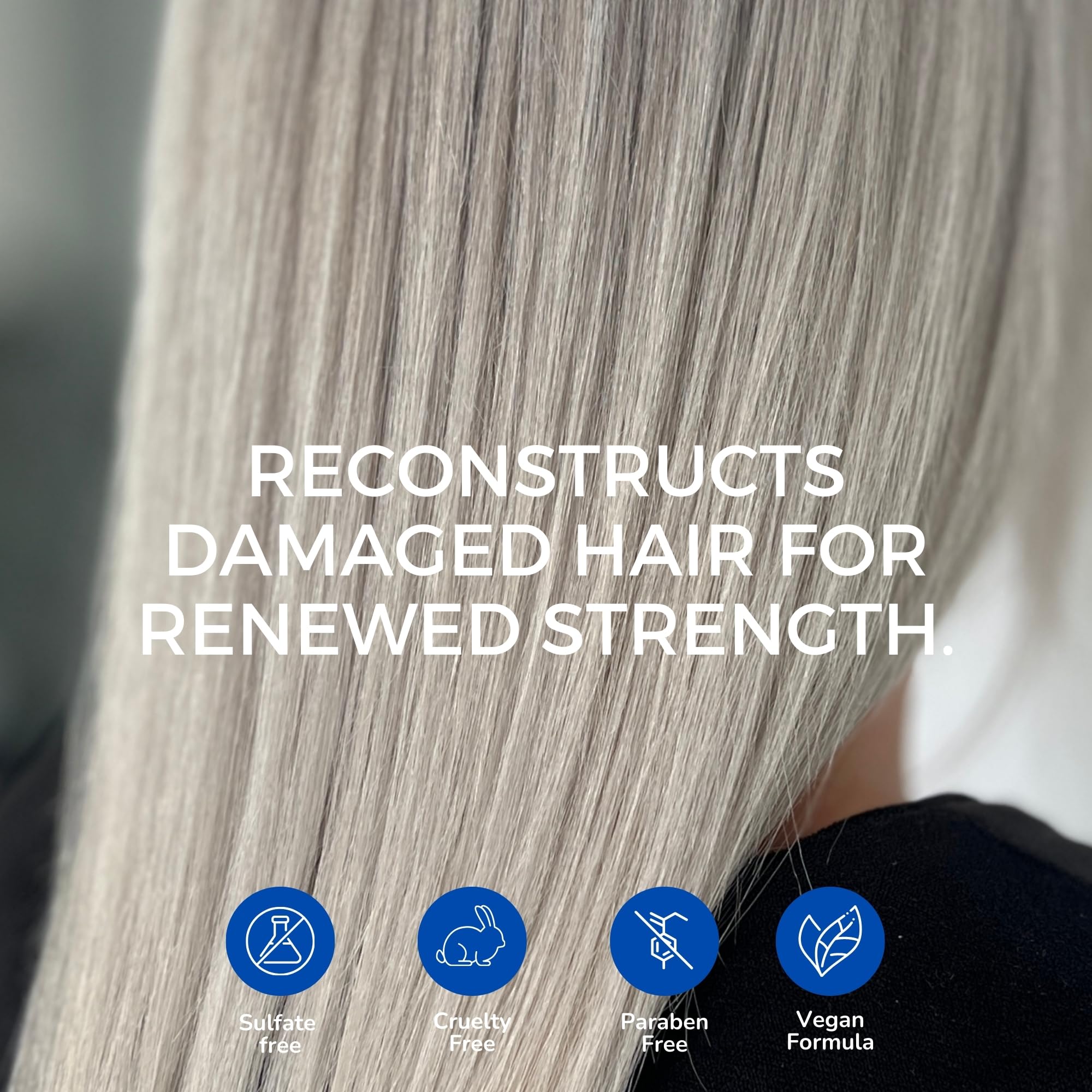 Kerazon Professional Blonde BTX Mask – Platinum/Silver Hair Smoothing, Hydration & Anti-Brass