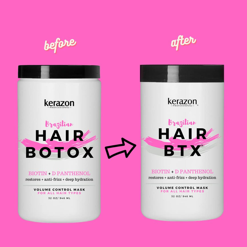 KERAZON Intensive Brazilian Hair BTX Treatment 32oz (946ml) for All Hair Types