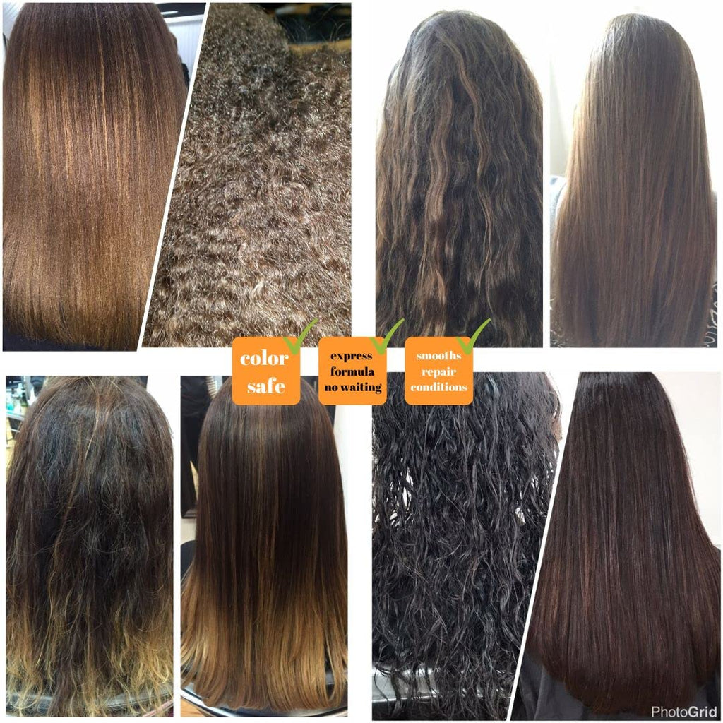 Kerazon Professional Clarifying Shampoo + Brazilian Keratin Treatment Kit (120 ml / 4 fl oz)