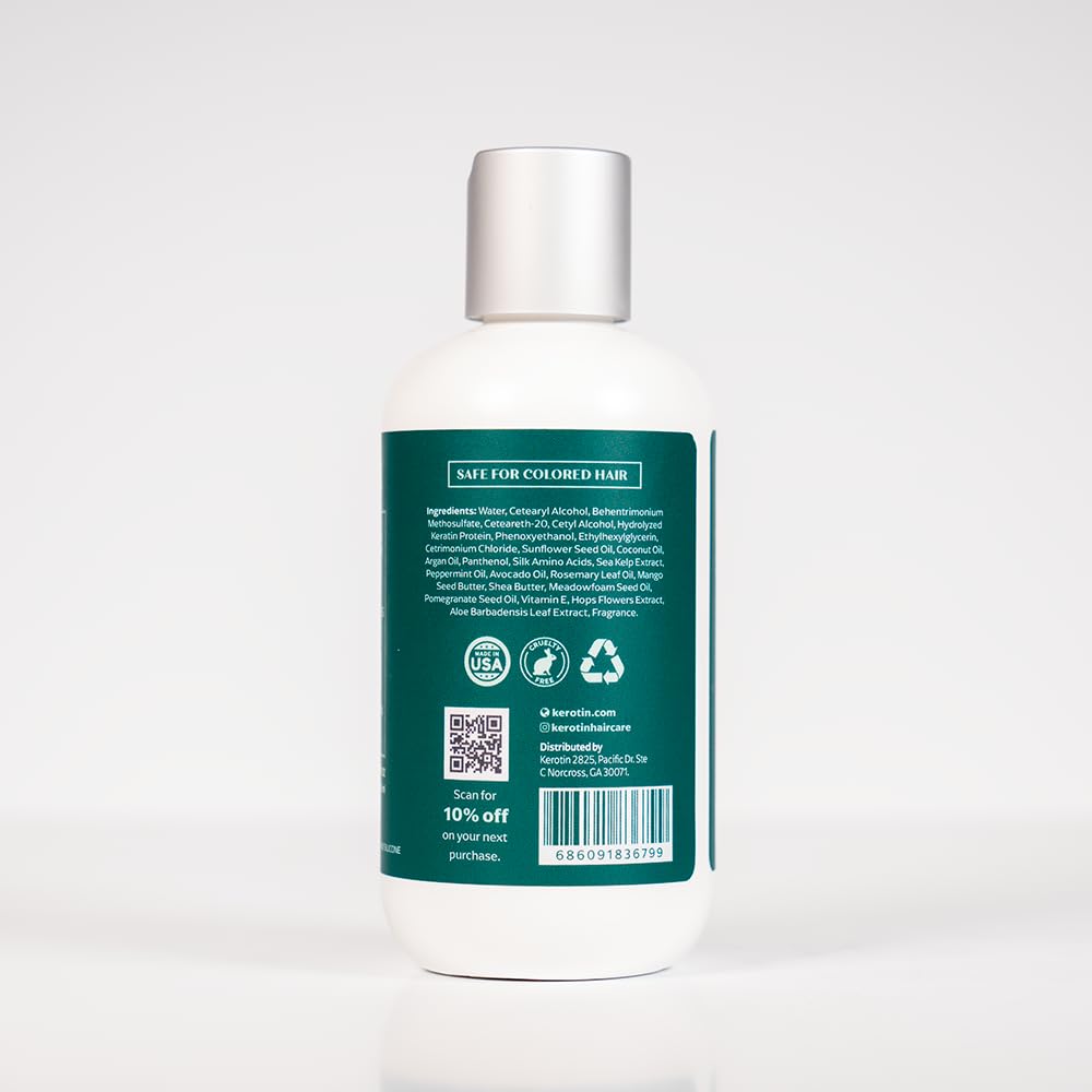 Kerotin Hair Growth Shampoo & Conditioner Set | Rosemary, Biotin & Keratin | Made in USA