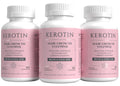 Kerotin Hair Growth Supplement – Longer, Stronger Hair with Biotin, Folic Acid & Saw Palmetto