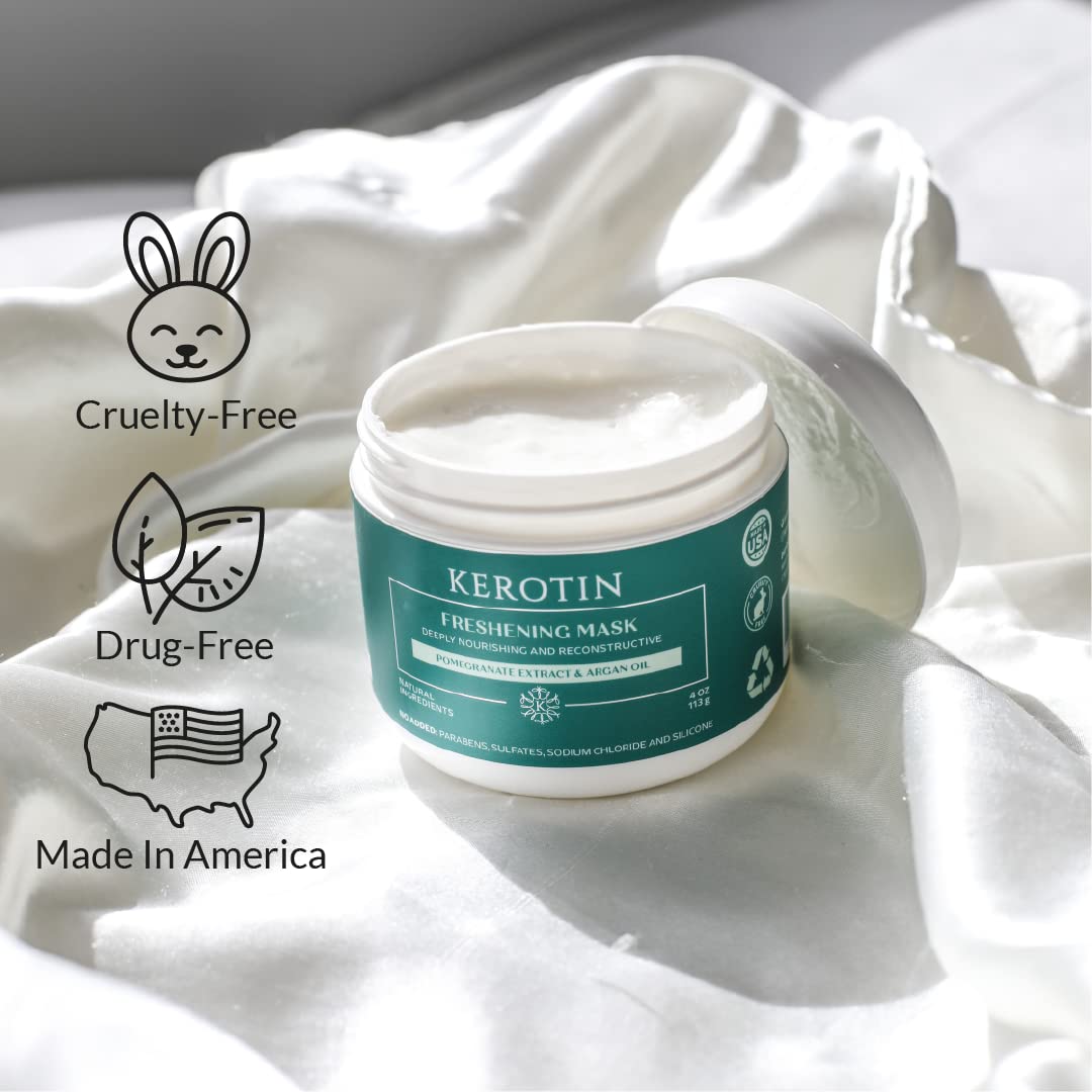 Keratin Freshening Mask by K Kerotin – Deep Conditioning for Dry & Damaged Hair