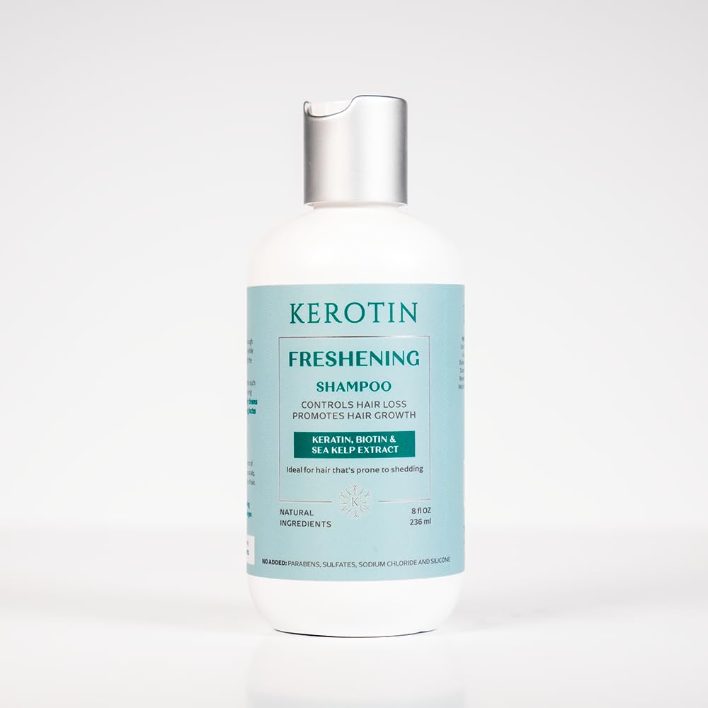 Kerotin Hair Growth Shampoo & Conditioner Set | Rosemary, Biotin & Keratin | Made in USA