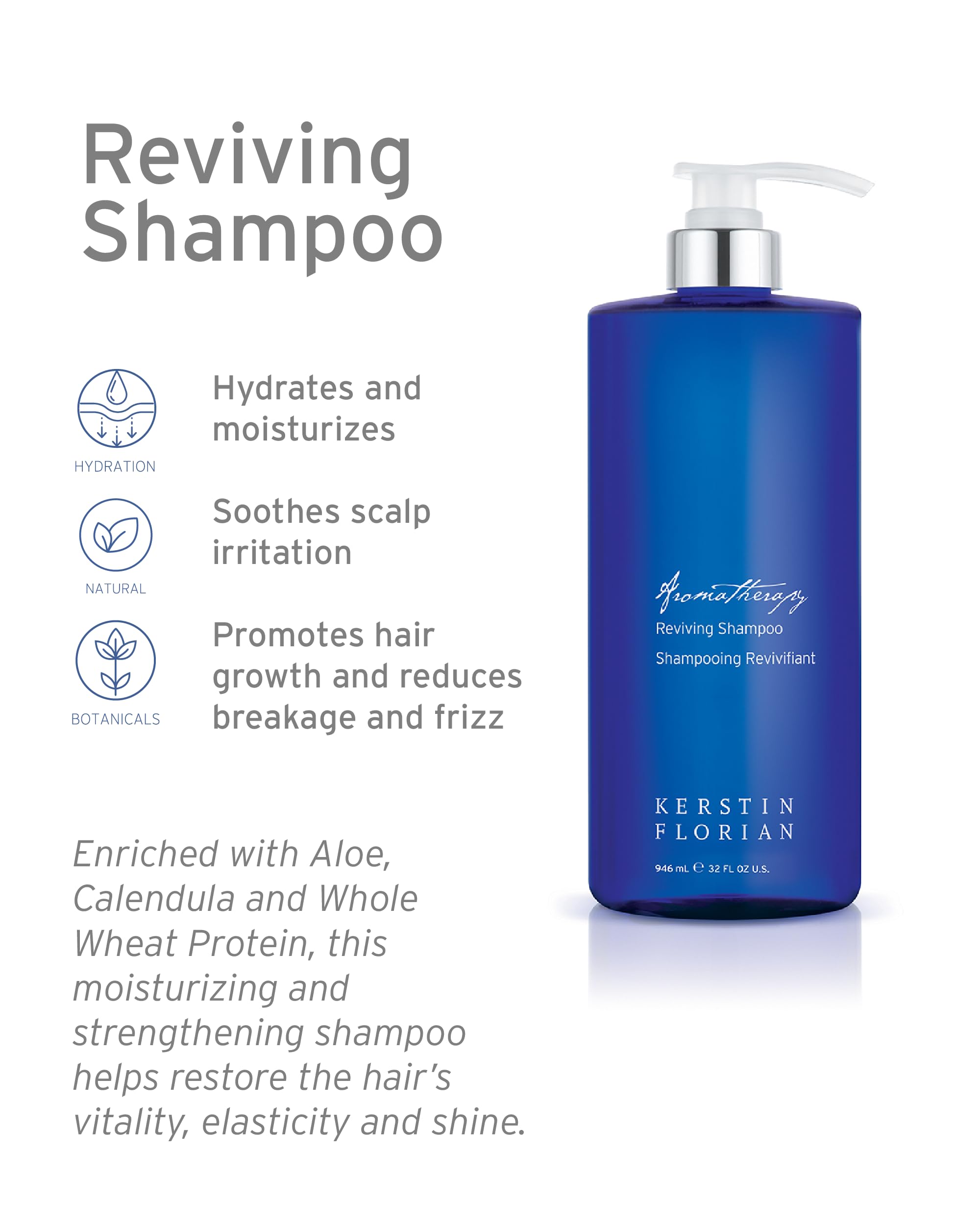 Kerstin Florian Reviving Shampoo | Hydration & Shine for All Hair Types