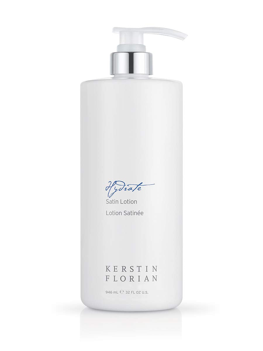 Kerstin Florian Satin Lotion – Lightweight Aloe & Jojoba Body Moisturizer | 32 oz