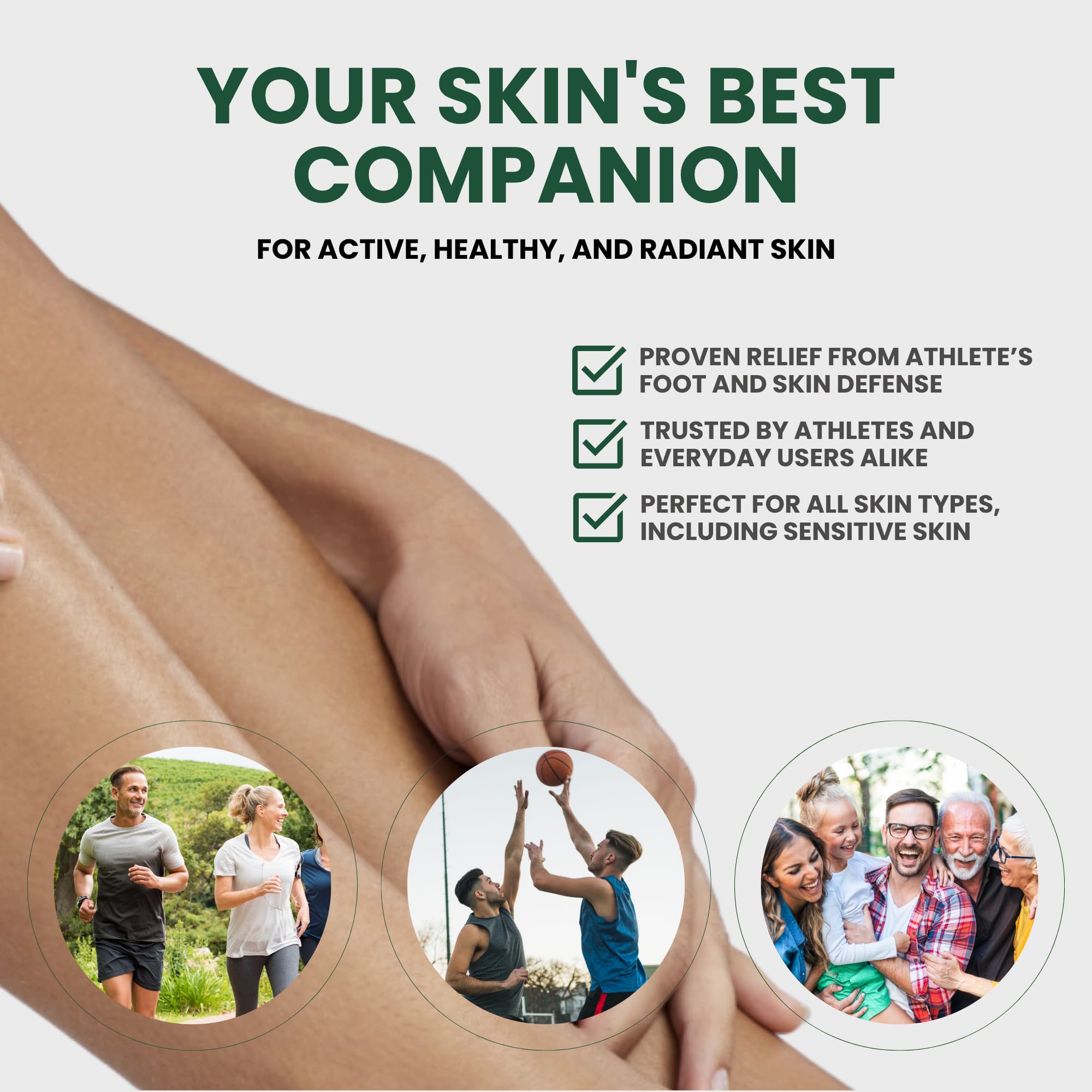 KESMEDIK Tea Tree Oil Balm for Skin – Soothes Itching & Rashes (2-Pack)