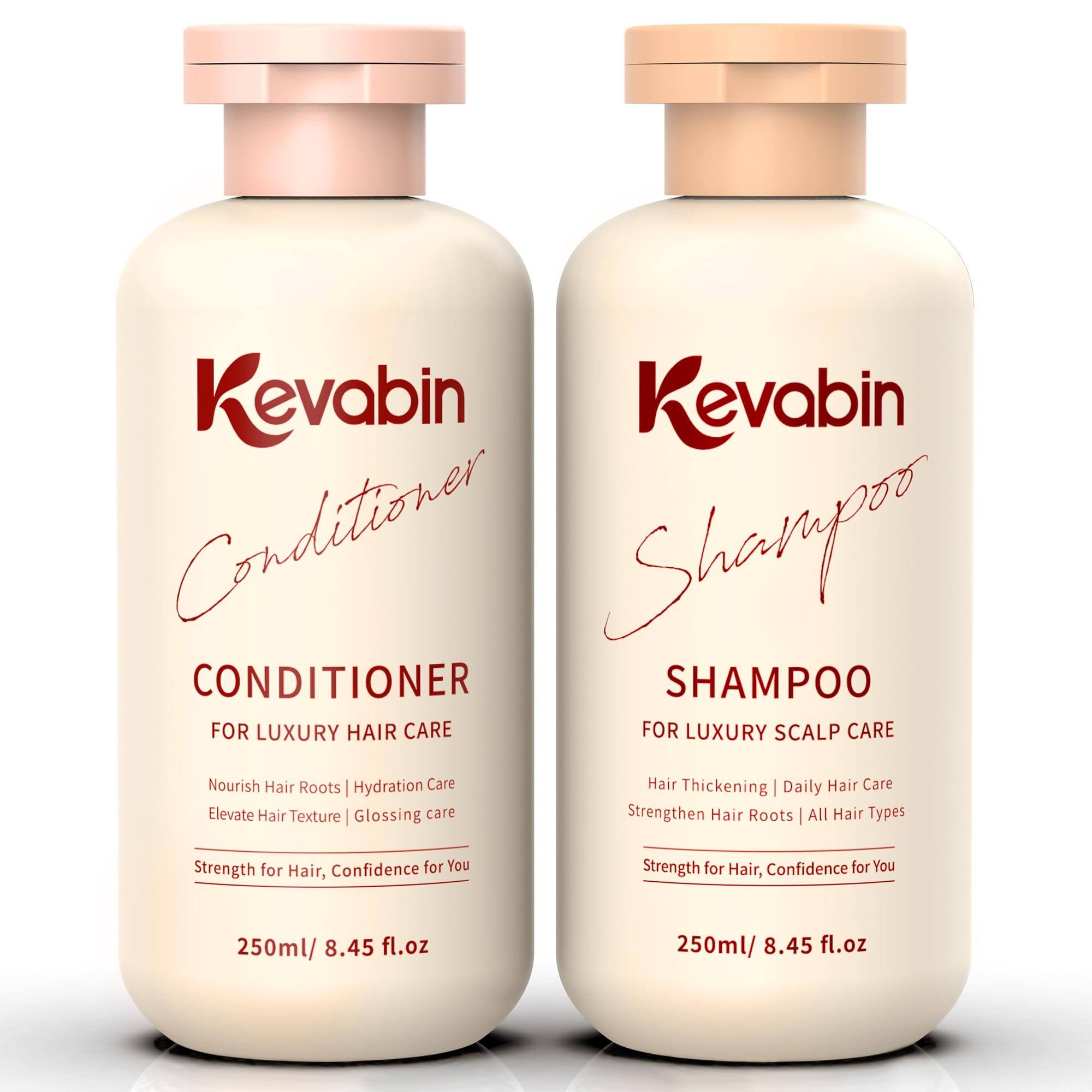 Kevabin Rosemary Shampoo & Conditioner for Thinning Hair – Biotin & Ganoderma
