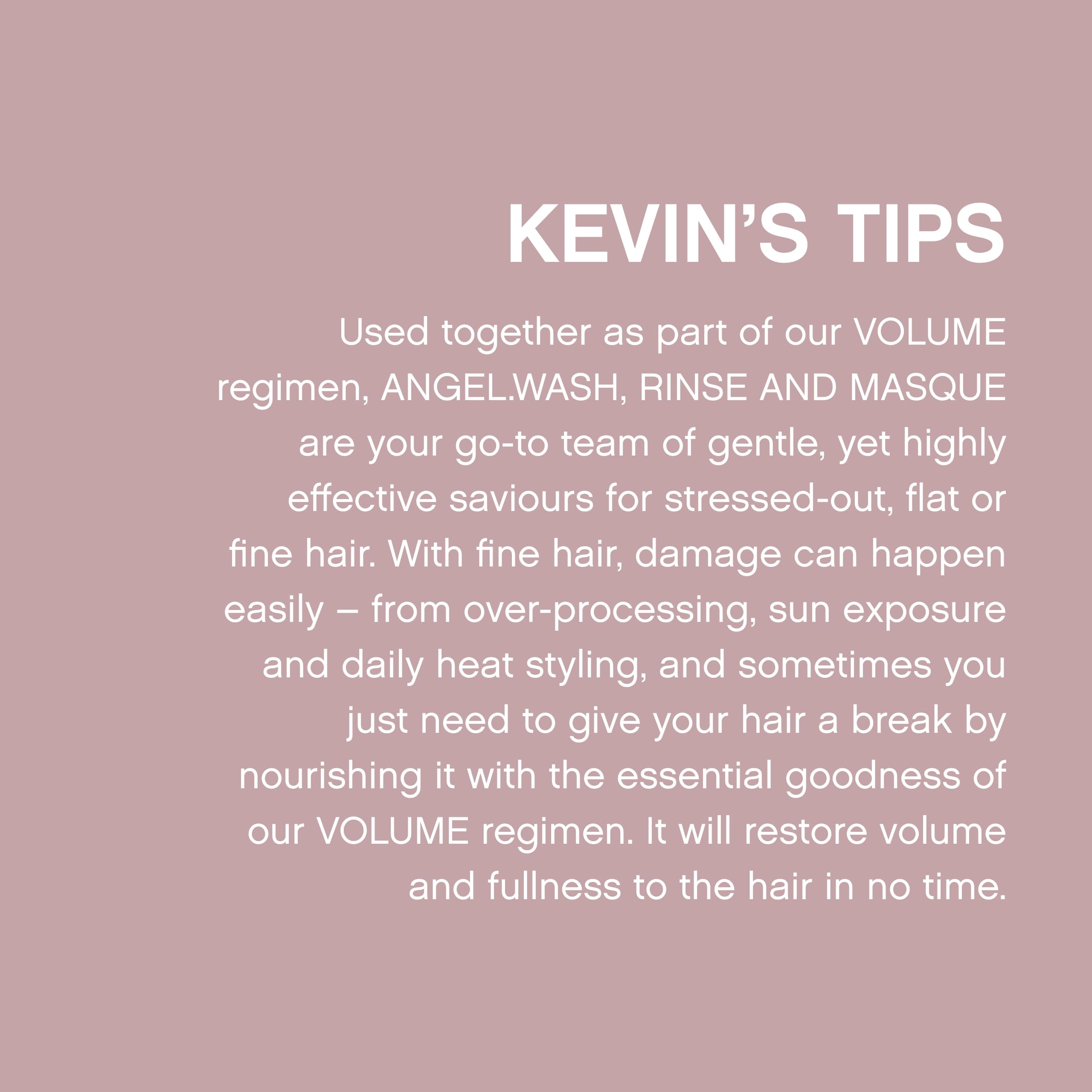 KEVIN.MURPHY ANGEL.RINSE - Hair Repair Conditioner for Fine Colour-Treated Hair (Sulphate-Free, Pack of 2)