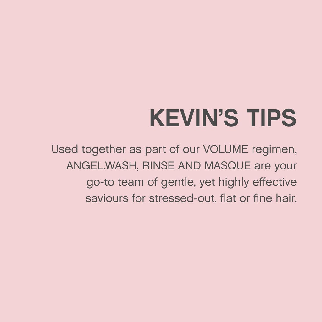 KEVIN.MURPHY ANGEL.WASH & ANGEL.RINSE – Restorative, Colour-Safe Shampoo + Lightweight Conditioner (2-Pack)