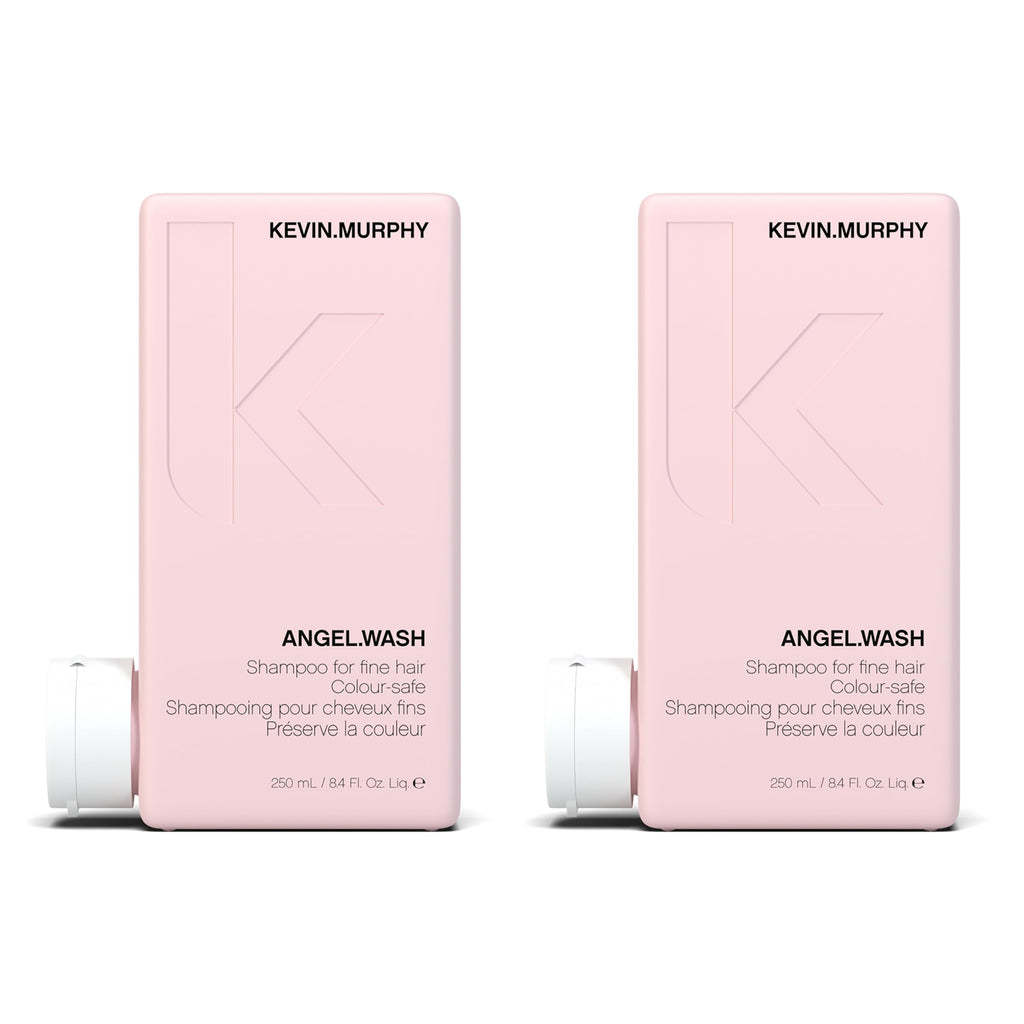 Kevin.Murphy Angel.Wash – Restorative Shampoo for Fine Coloured Hair | Colour-Safe, Sulphate & Paraben Free (Pack of 2)