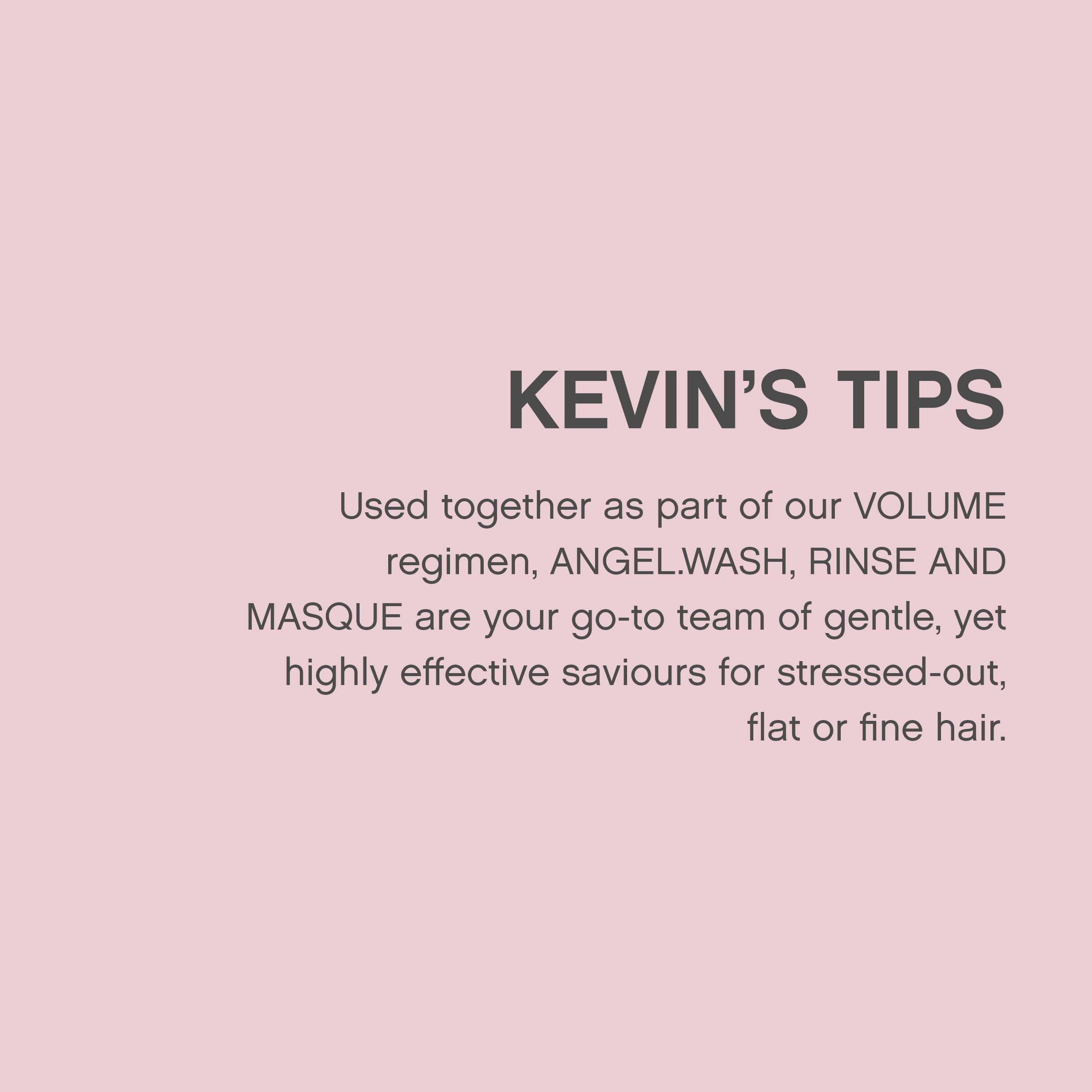 Kevin.Murphy Angel.Wash – Restorative Shampoo for Fine Coloured Hair | Colour-Safe, Sulphate & Paraben Free (Pack of 2)