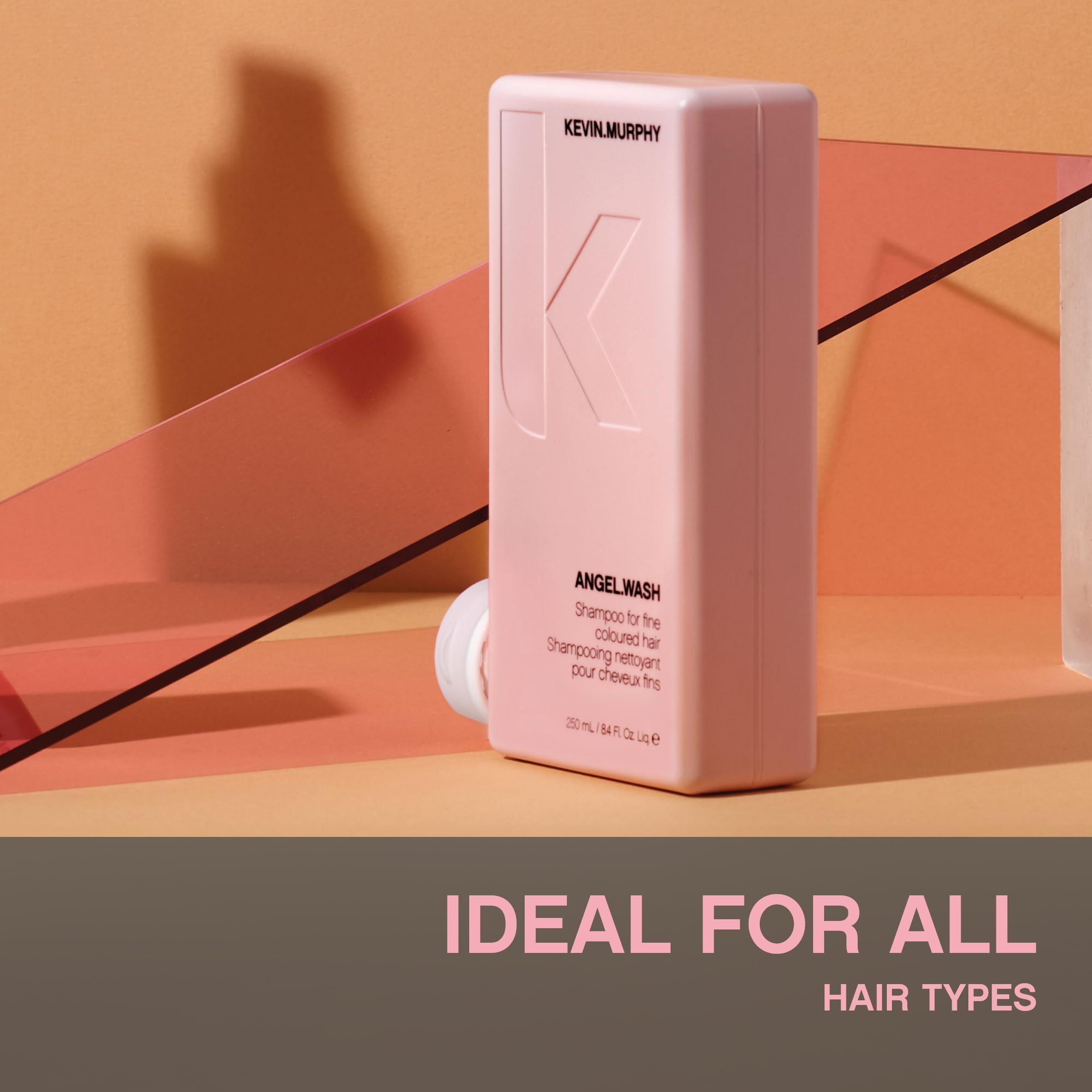 Kevin.Murphy Angel.Wash – Restorative Shampoo for Fine Coloured Hair | Colour-Safe, Sulphate & Paraben Free (Pack of 2)