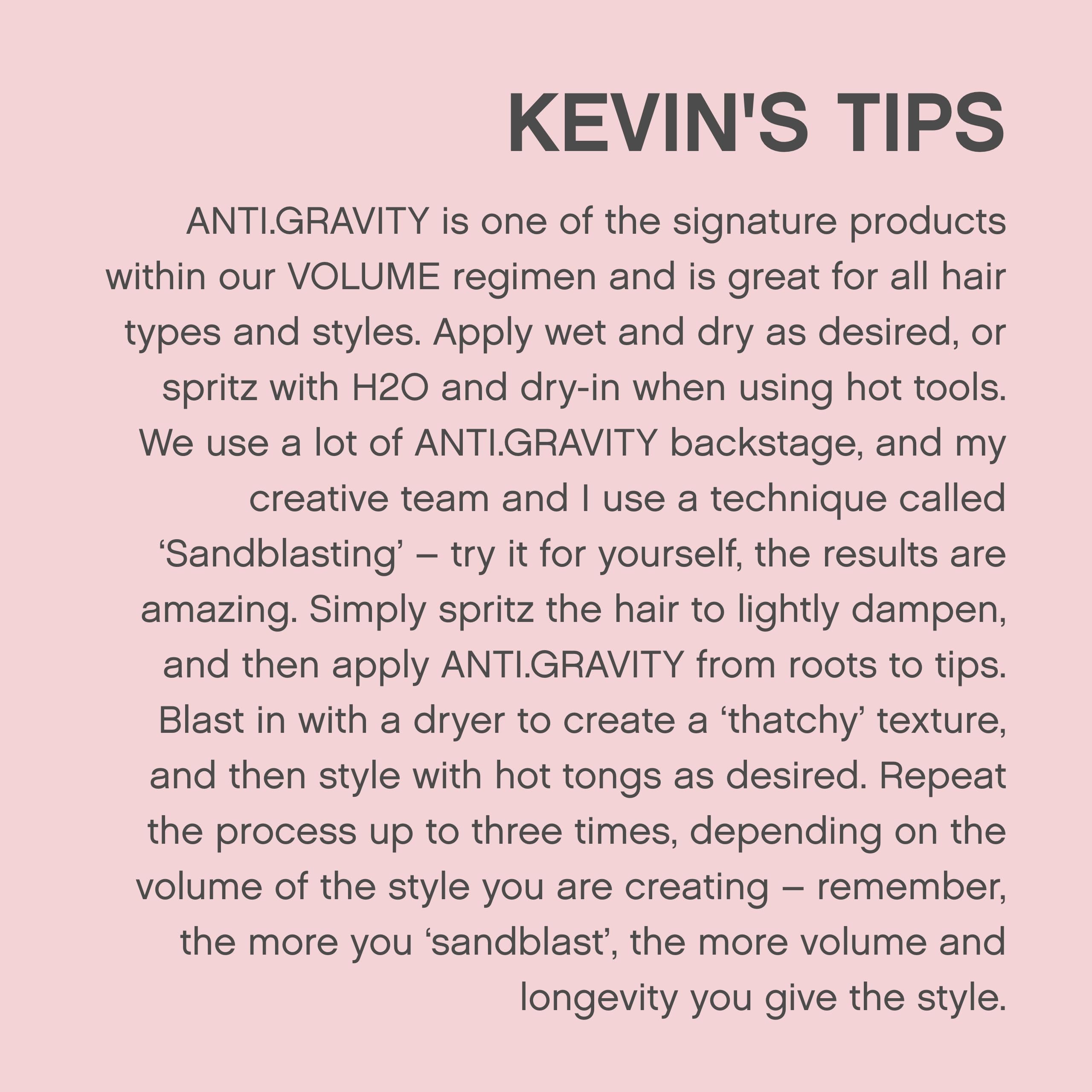 KEVIN.MURPHY ANTI.GRAVITY – Volumising & Texturising Lotion for All Hair Types (Pack of 2)