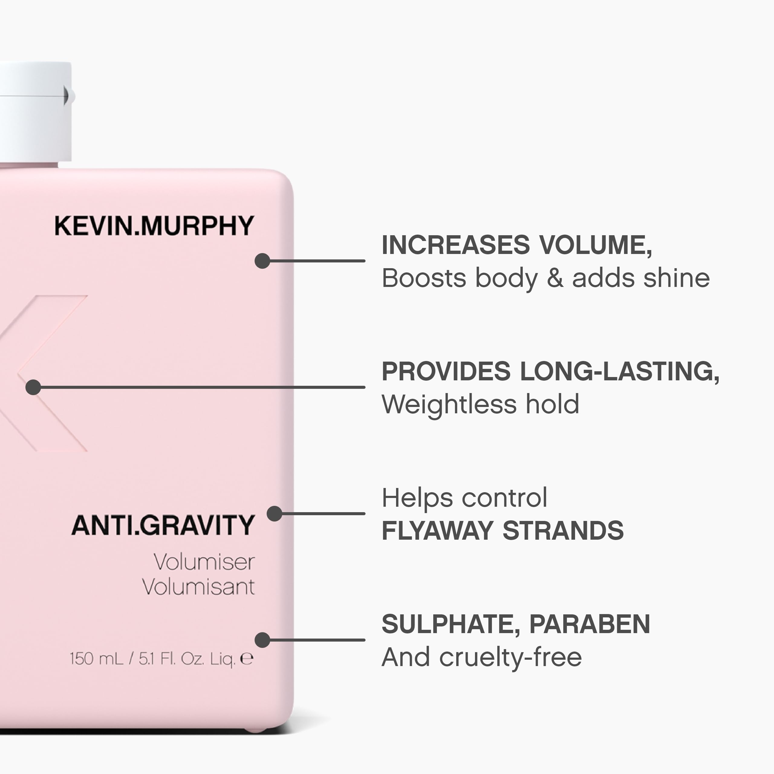 KEVIN.MURPHY ANTI.GRAVITY – Volumising & Texturising Lotion for All Hair Types (Pack of 2)