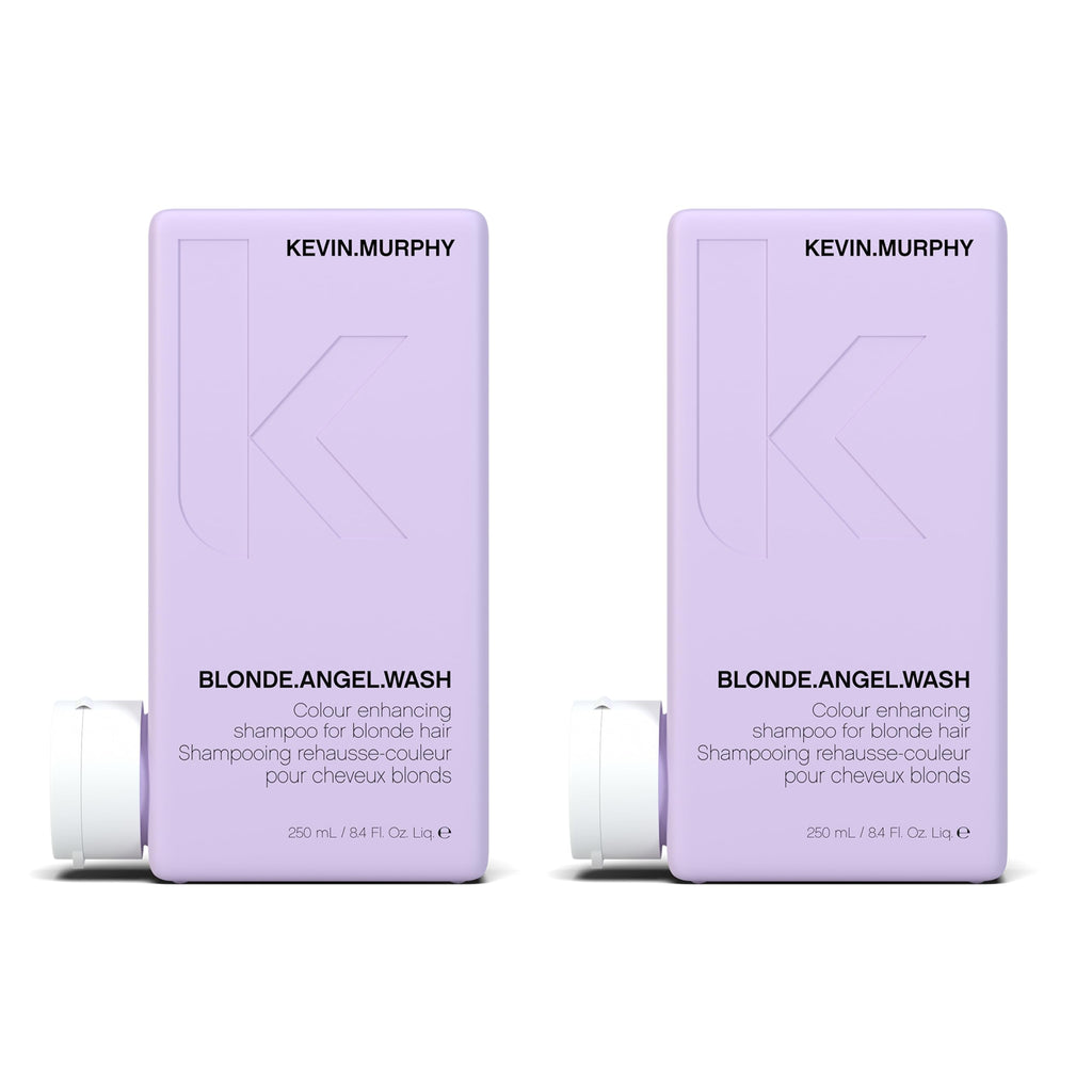 KEVIN.MURPHY BLONDE.ANGEL.WASH – Purple Shampoo for Blonde & Grey Hair | Color-Safe, Sulfate & Paraben Free | 2 x 250 mL