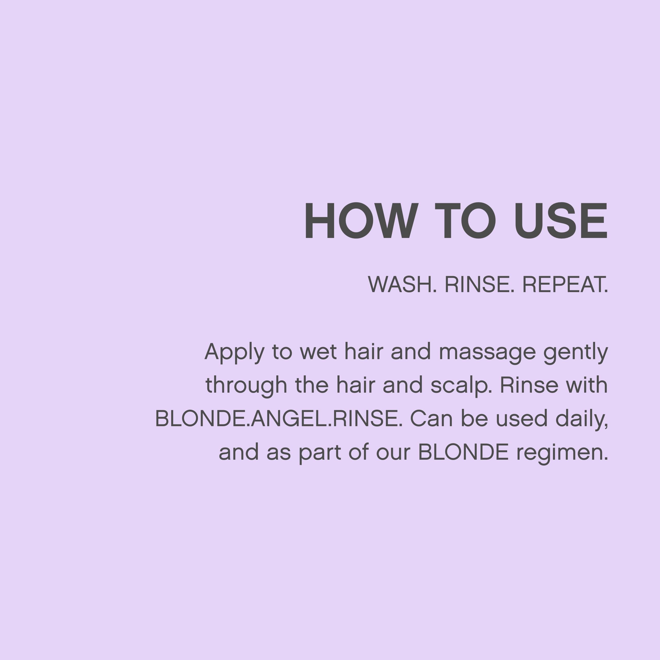 KEVIN.MURPHY BLONDE.ANGEL.WASH – Purple Shampoo for Blonde & Grey Hair | Color-Safe, Sulfate & Paraben Free | 2 x 250 mL