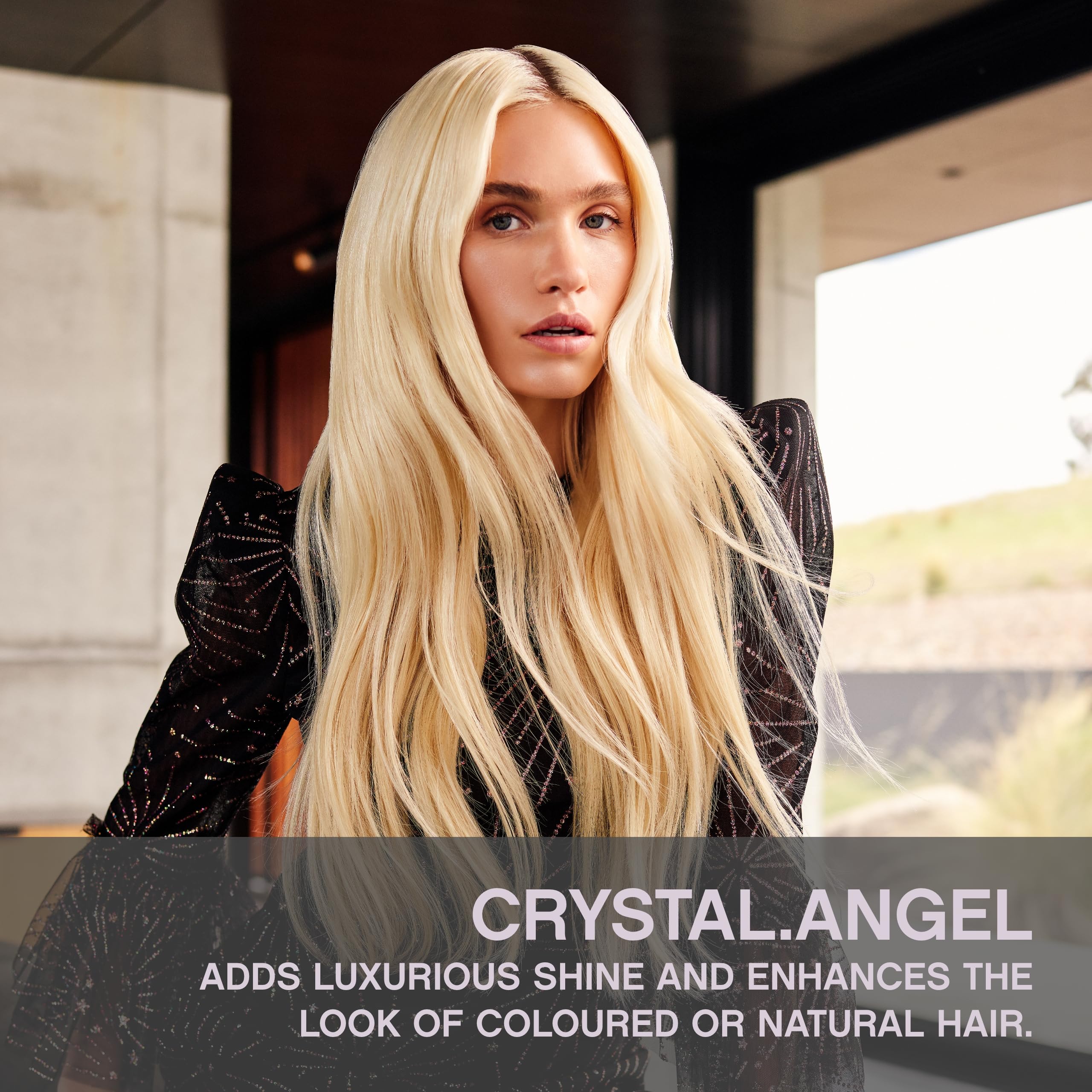 KEVIN.MURPHY CRYSTAL.ANGEL - Colour Shine Hair Treatment Pack of 2 for Colour & Natural Hair
