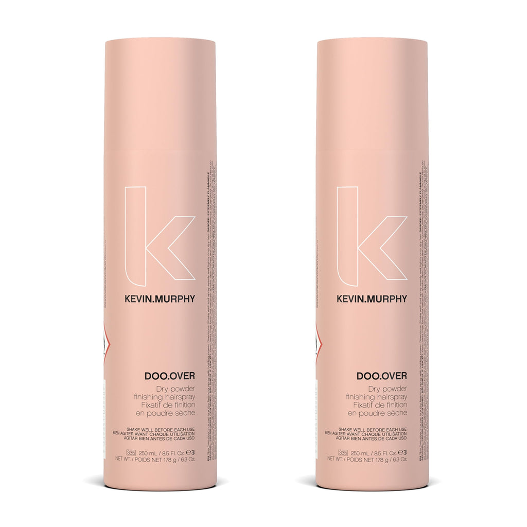 KEVIN.MURPHY DOO.OVER Dry Powder Finishing Hair Spray — Unscented, Oil-Removing, Tapioca, For All Hair Types (2 x 250 mL)