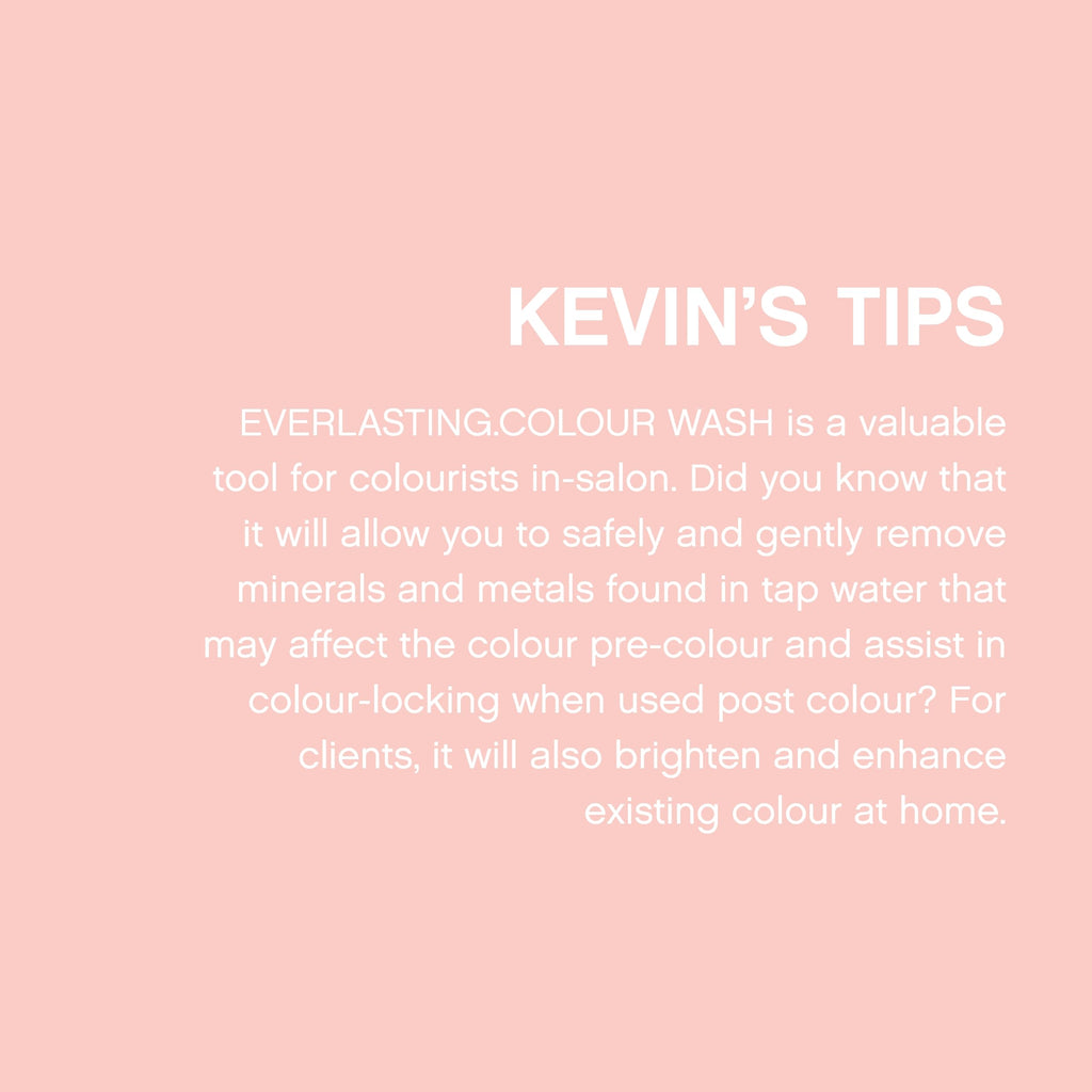 KEVIN.MURPHY EVERLASTING.COLOUR WASH | Colour Protect Shampoo, pH-Balanced, Sulphate-Free (Pack of 2, 250 mL/8.4 oz)