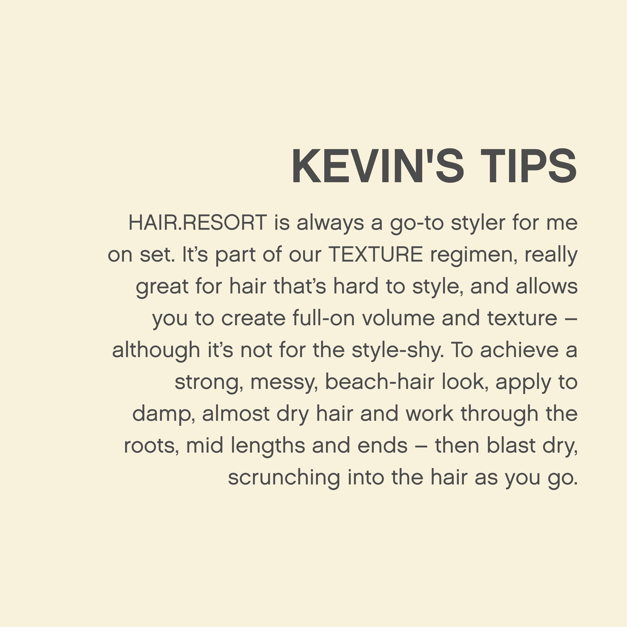 KEVIN.MURPHY HAIR.RESORT Beach Texturizer & Curl Enhancer – 2x150mL