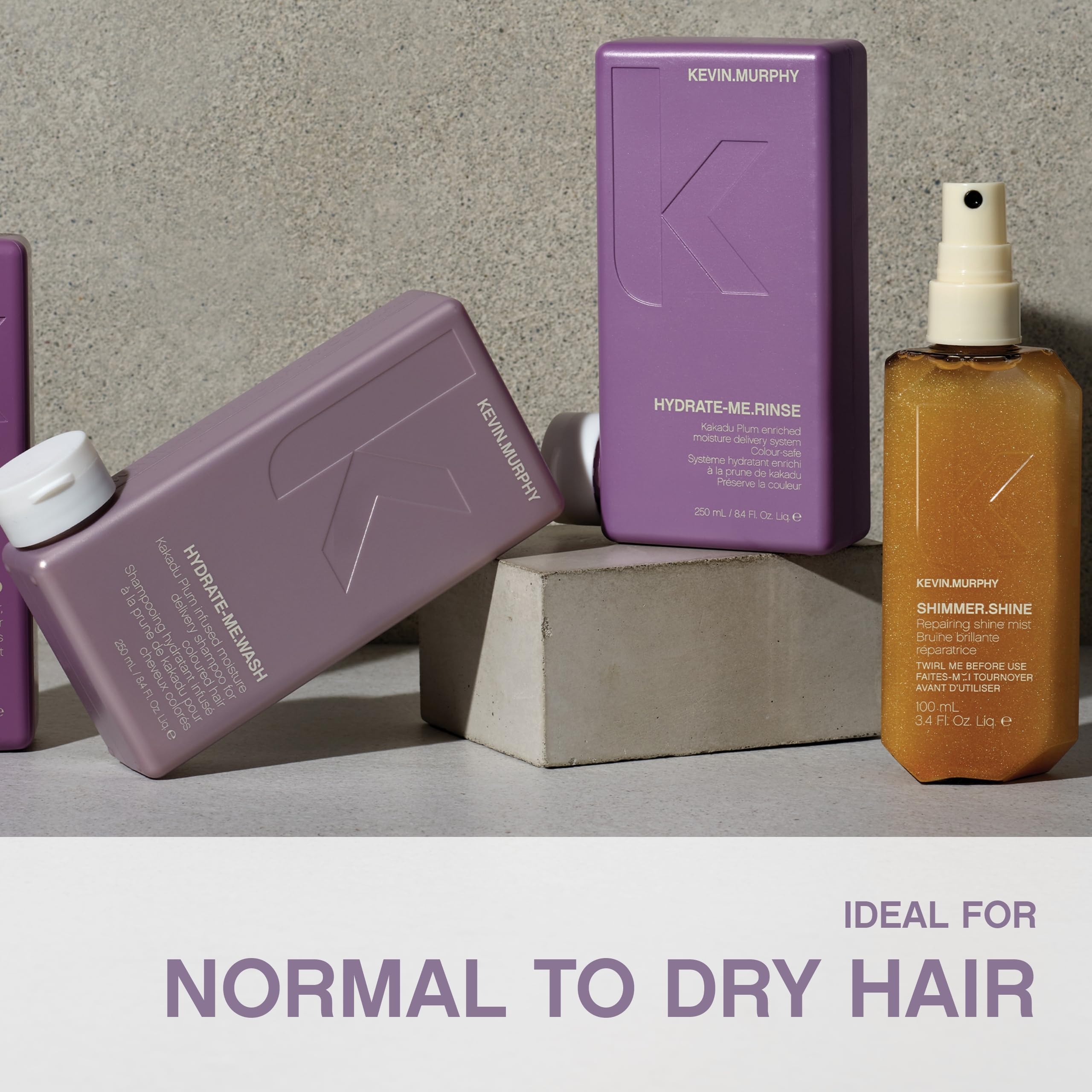Kevin.Murphy Hydrate-Me.Rinse | Moisturising Conditioner for Normal & Dry Hair | Pack of 2