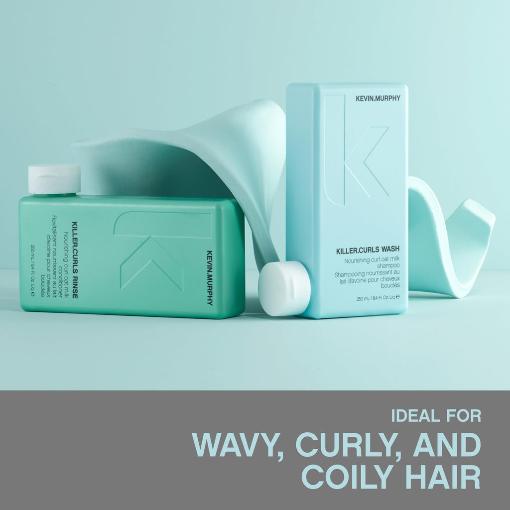 KEVIN.MURPHY Killer.Curls Wash 250ml (Pack of 2) | Hydrating Shampoo for Curly & Permed Hair