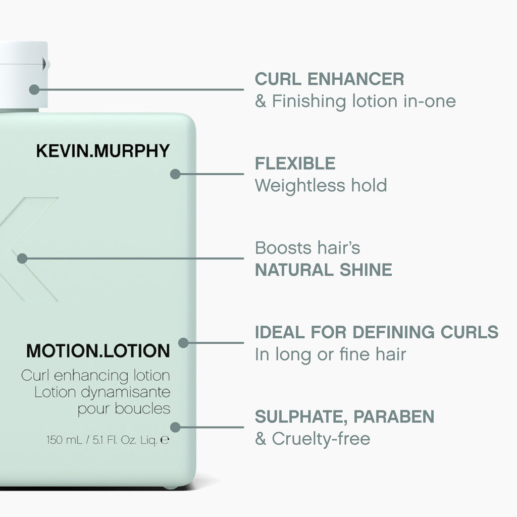 KEVIN.MURPHY MOTION.LOTION – Curl Enhancer for Fine Hair, Weightless Curl Definition (Pack of 2)