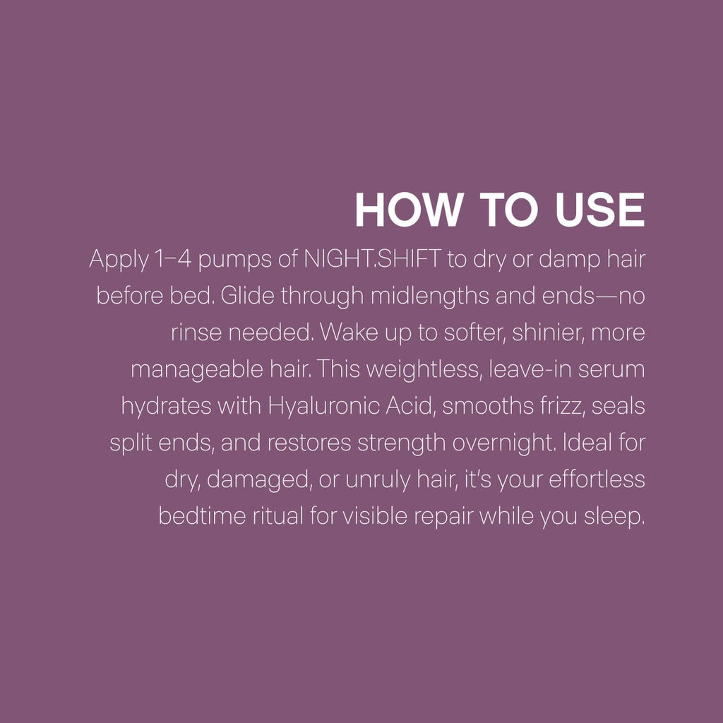 KEVIN.MURPHY NIGHT.SHIFT Overnight Hair Serum | Lightweight Hydration & Softness
