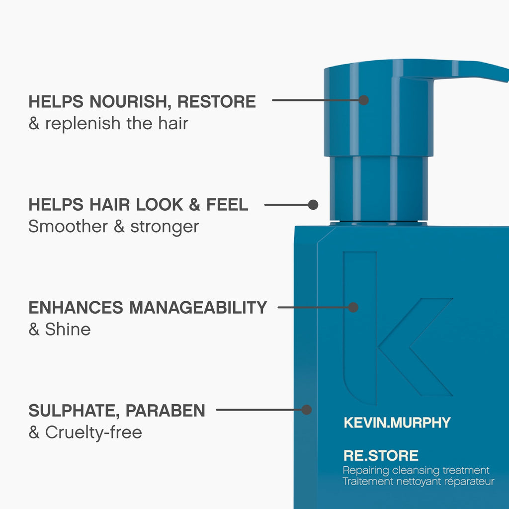 KEVIN.MURPHY RE.STORE Cleansing Treatment – Damaged Hair Repair, Sulphate Free, 200 mL