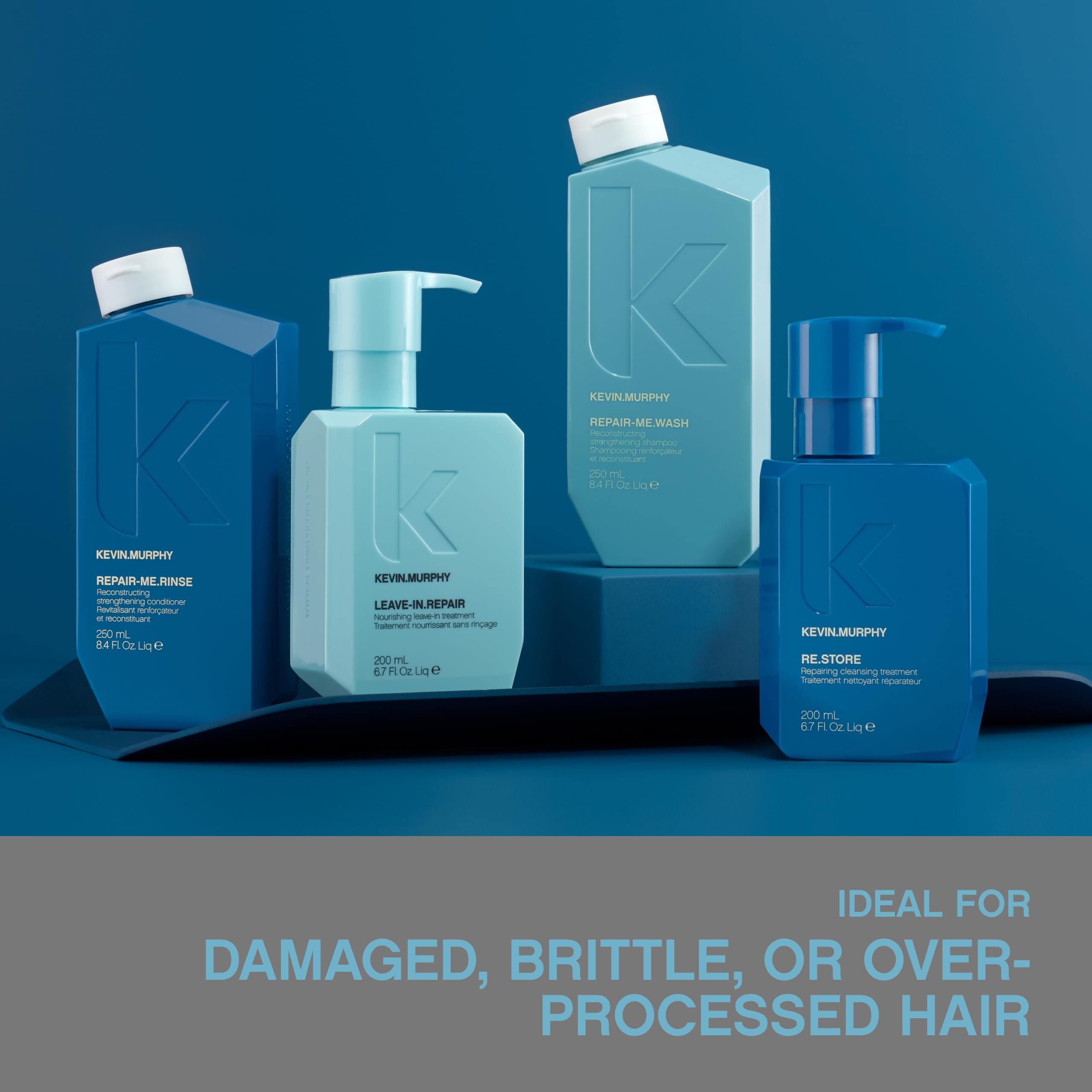 KEVIN.MURPHY REPAIR-ME.WASH – Moisturising Hair Repair Shampoo | Hydrating Frizz Control | Sulfate & Paraben Free | Pack of 2