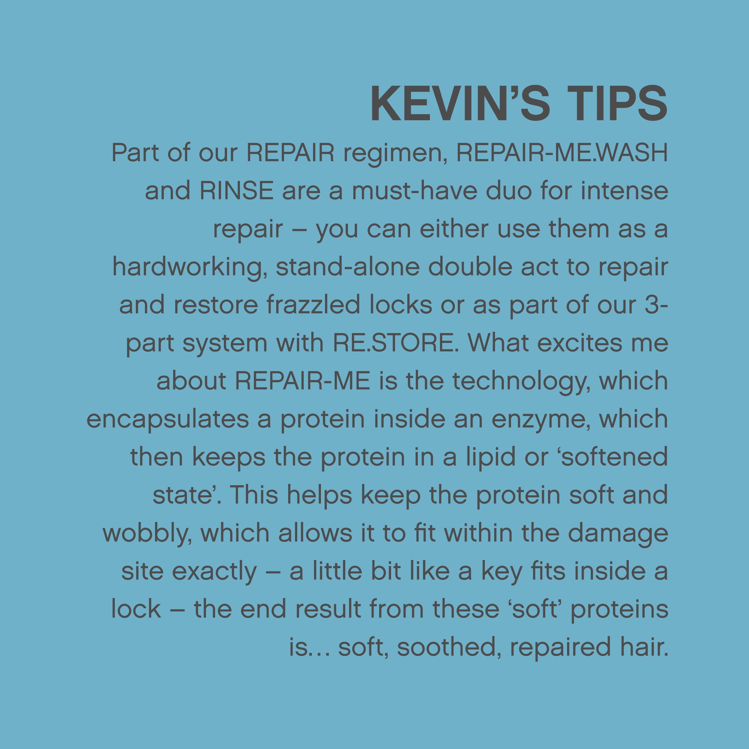 KEVIN.MURPHY REPAIR-ME.WASH – Moisturising Hair Repair Shampoo | Hydrating Frizz Control | Sulfate & Paraben Free | Pack of 2