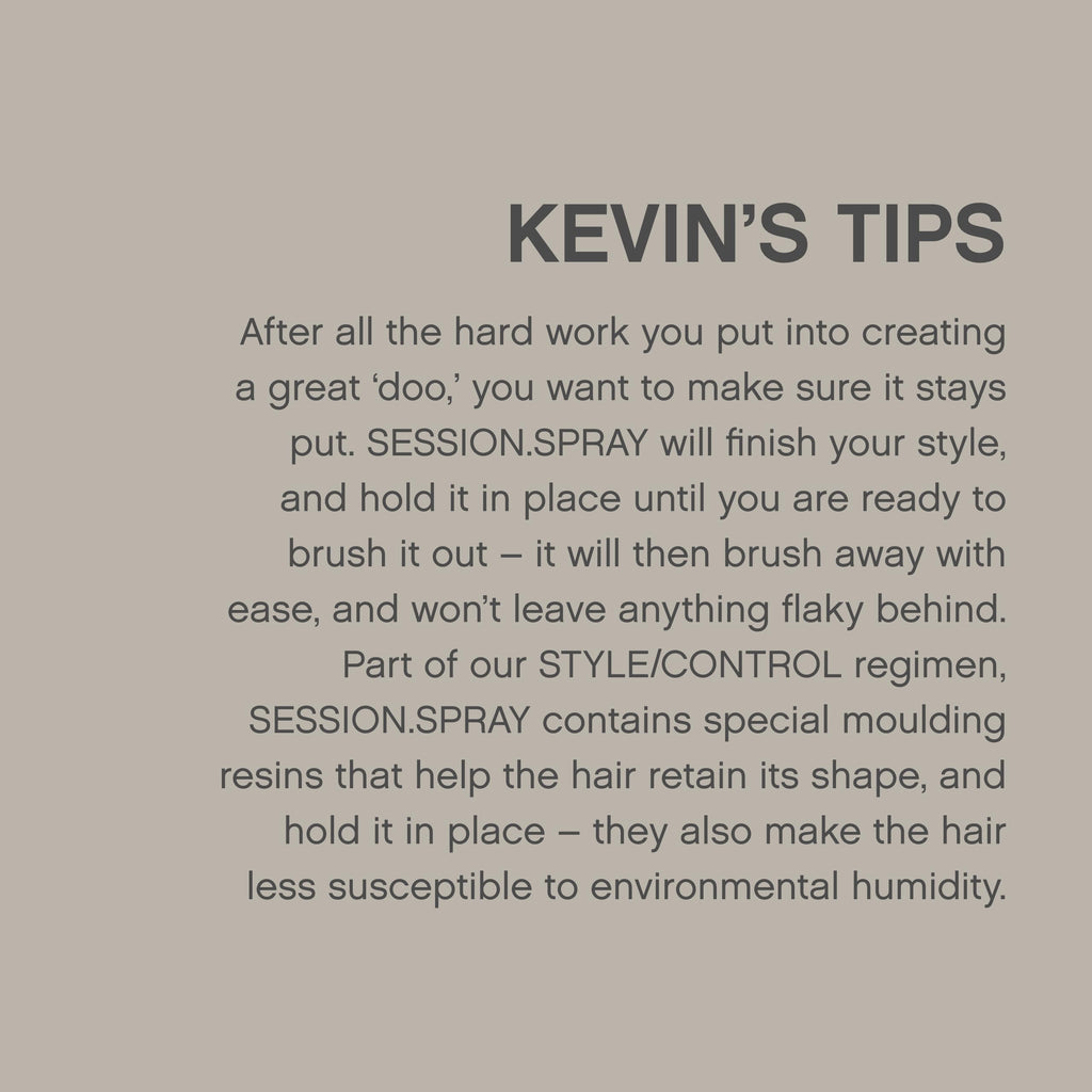 KEVIN.MURPHY SESSION.SPRAY - Strong Hold Finishing Hair Spray (100 mL x 2) | Humidity Resistant