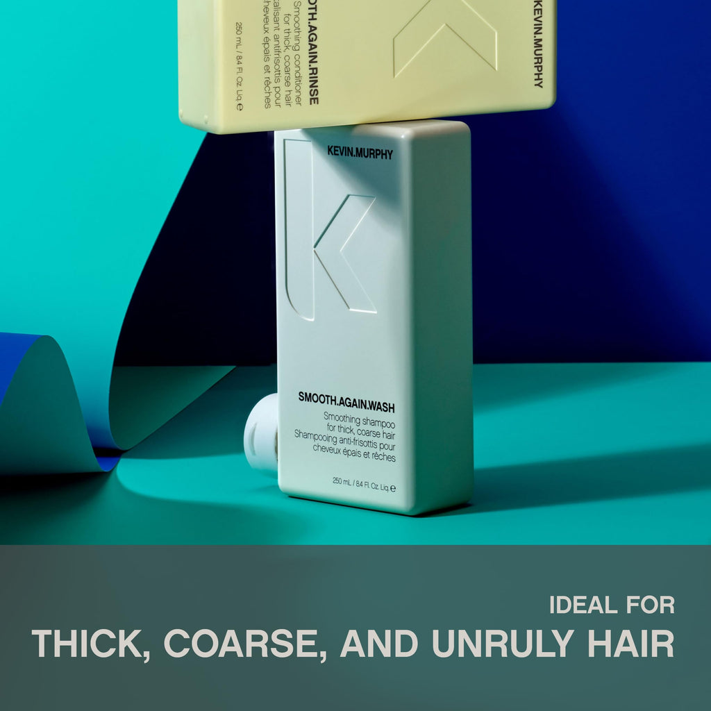 KEVIN.MURPHY SMOOTH.AGAIN WASH – Frizz Control Shampoo for Thick Hair (2 x 250 mL)